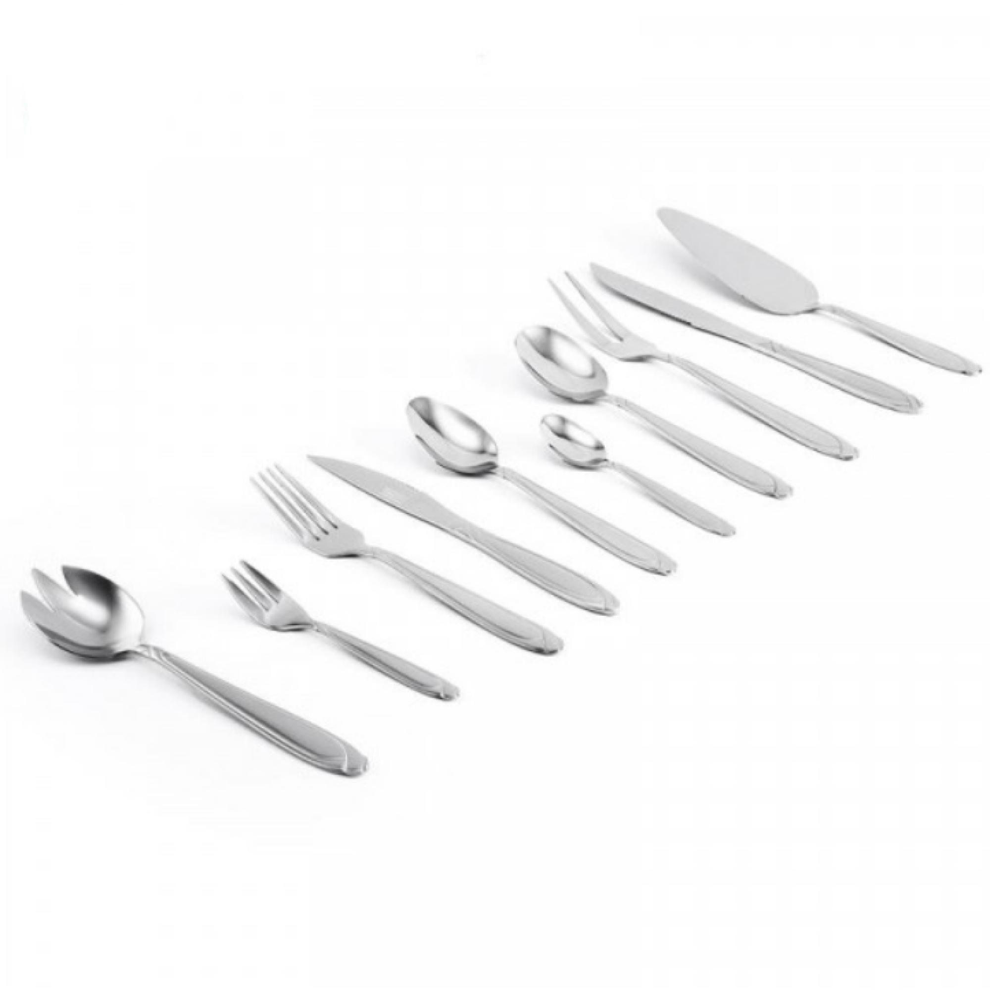 Set 35 Piezas Cubiertos Romania De Acero Inoxidable-2