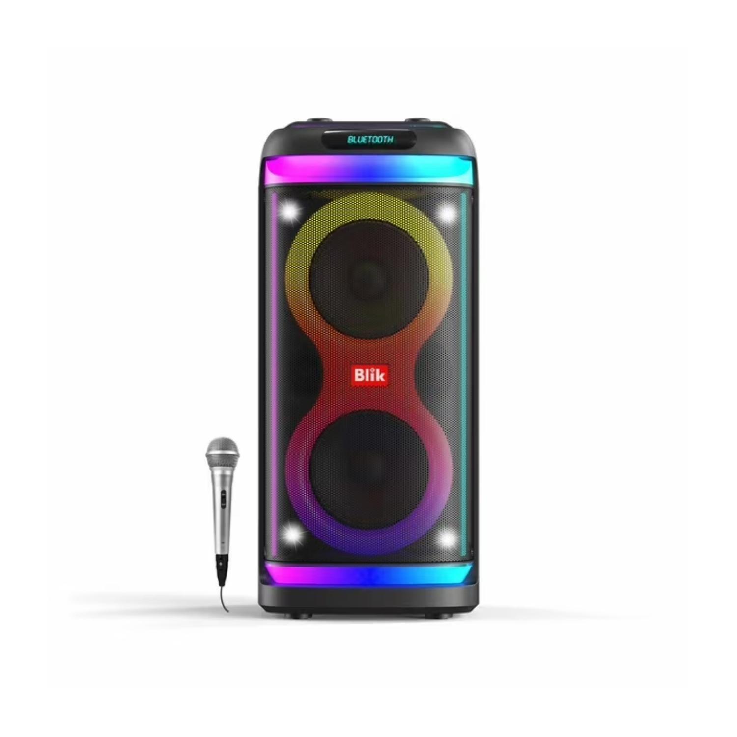 Parlante Bluetooth Portatil 40W RGB Lightmax6 Blik-0