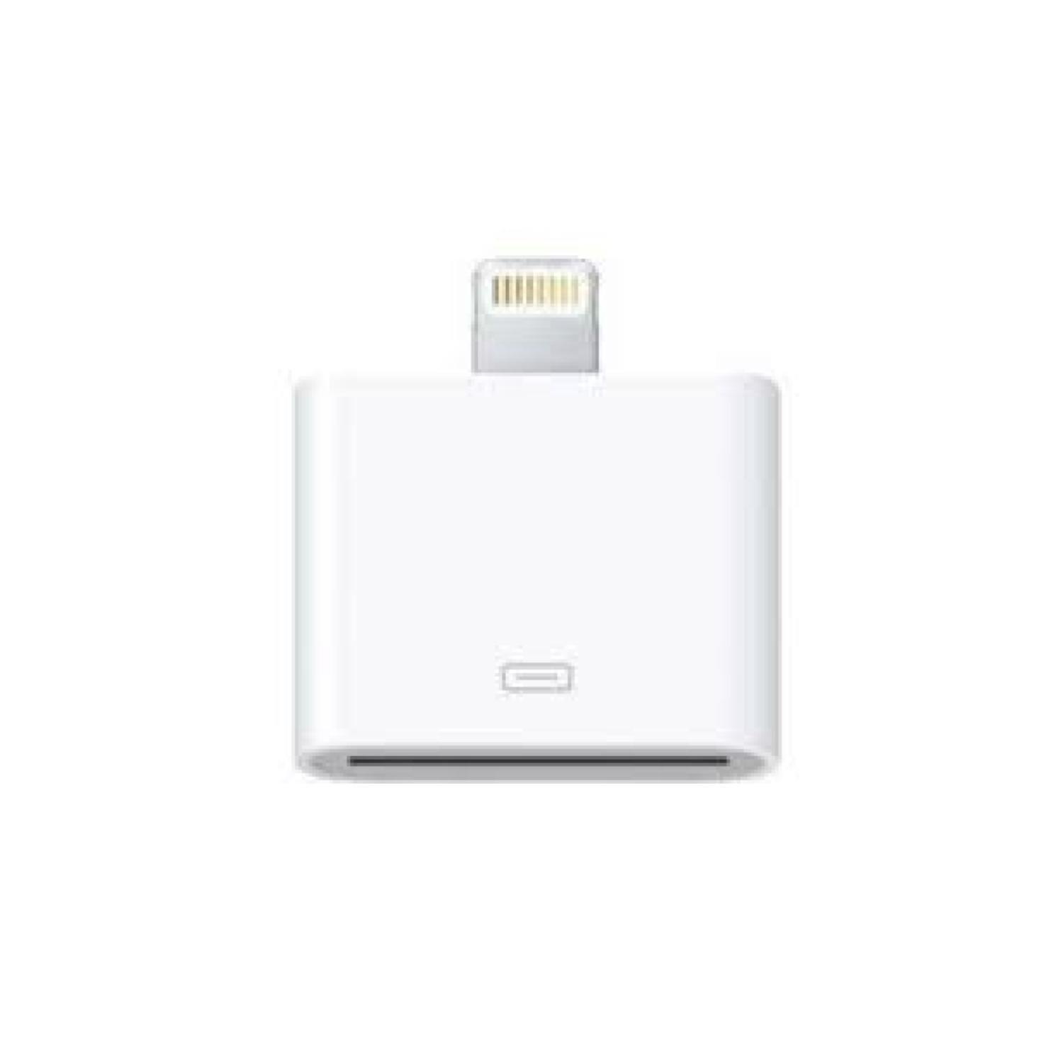 Adaptador Cargador Iphone 4 A Lightning 5 6 7 Blanco Ultra-0