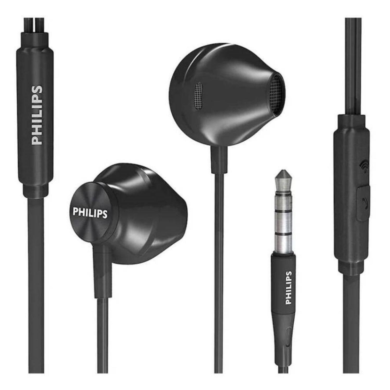 Audifono Manos Libres Jack 3.5 Negro InEar TAUE101 Philips-2