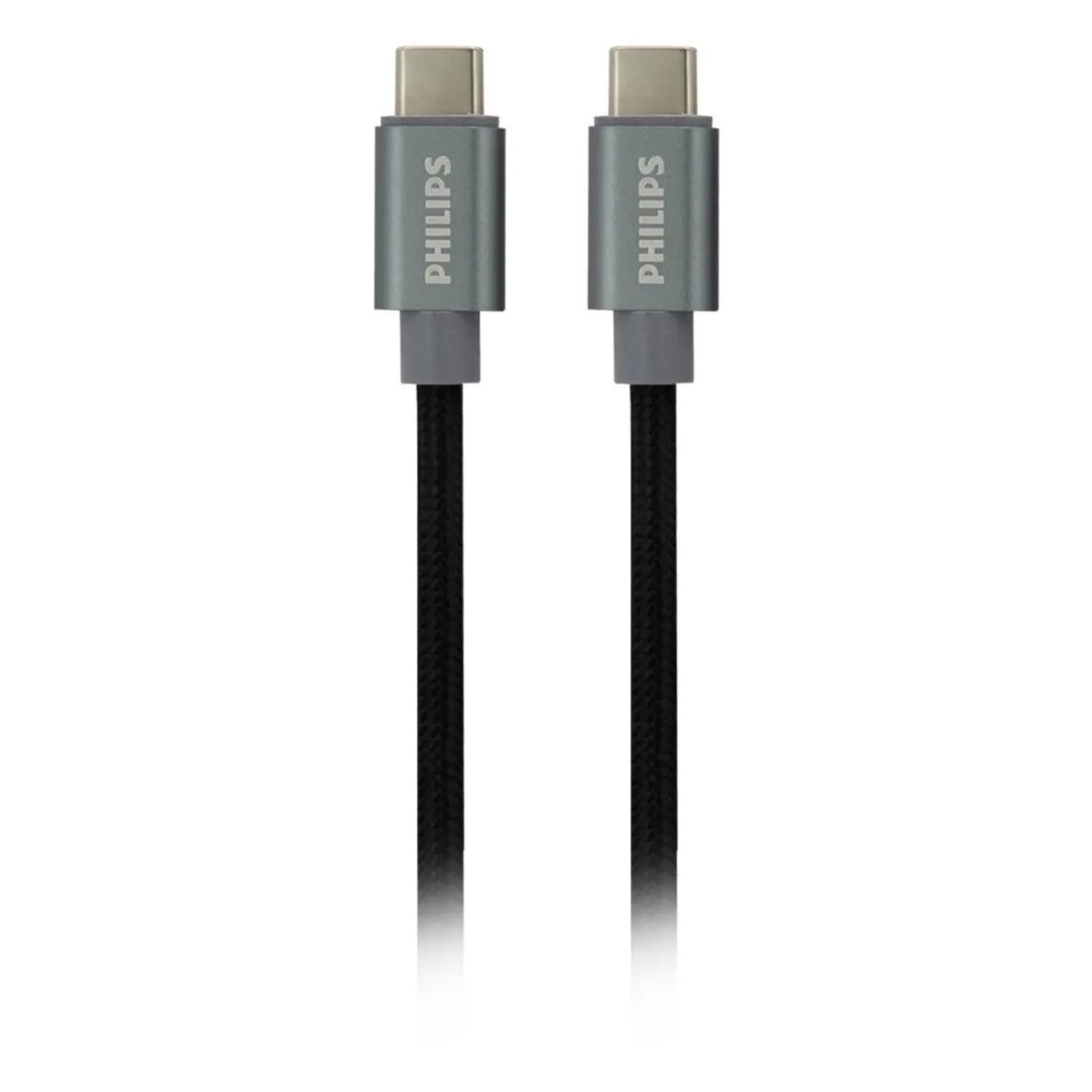 Cable De Carga USB C A USB C 120cm Negro DLC5533C/97-1