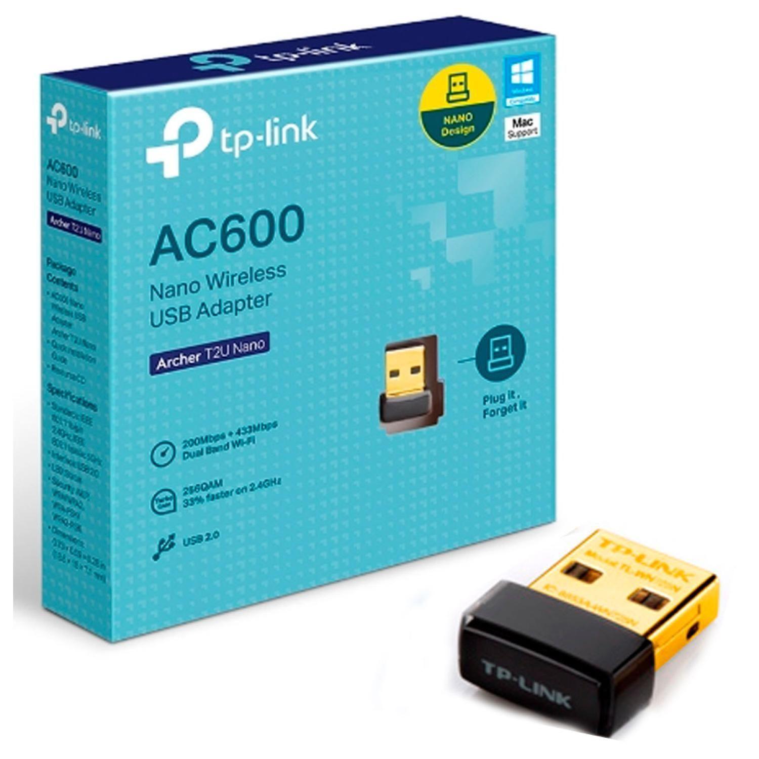 Adaptador WiFi Nano USB 600mbps Archer T3U Nano-3