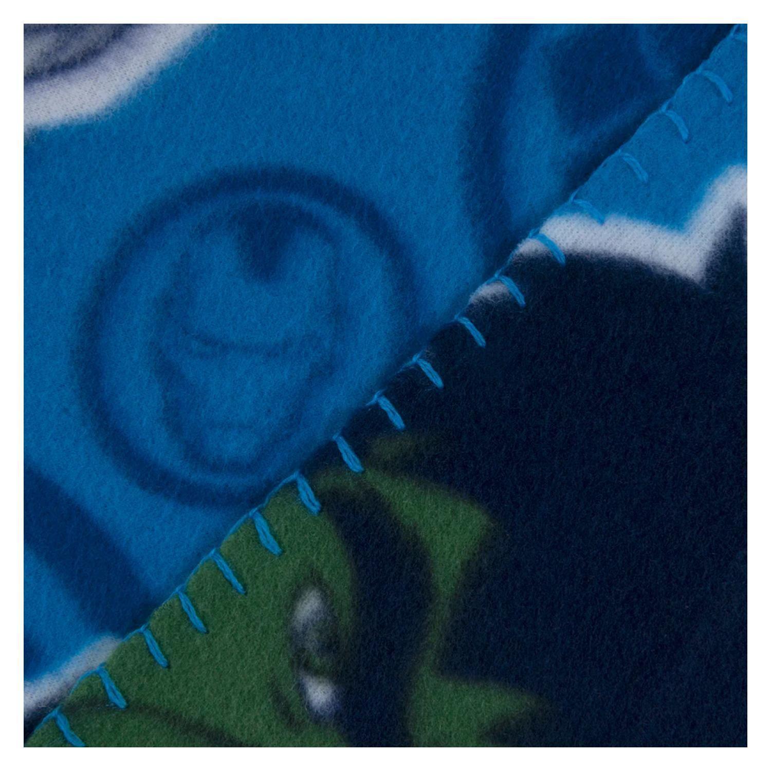 Manta De Polar Infantil 115x130cm Azul Avengers Mashini-1