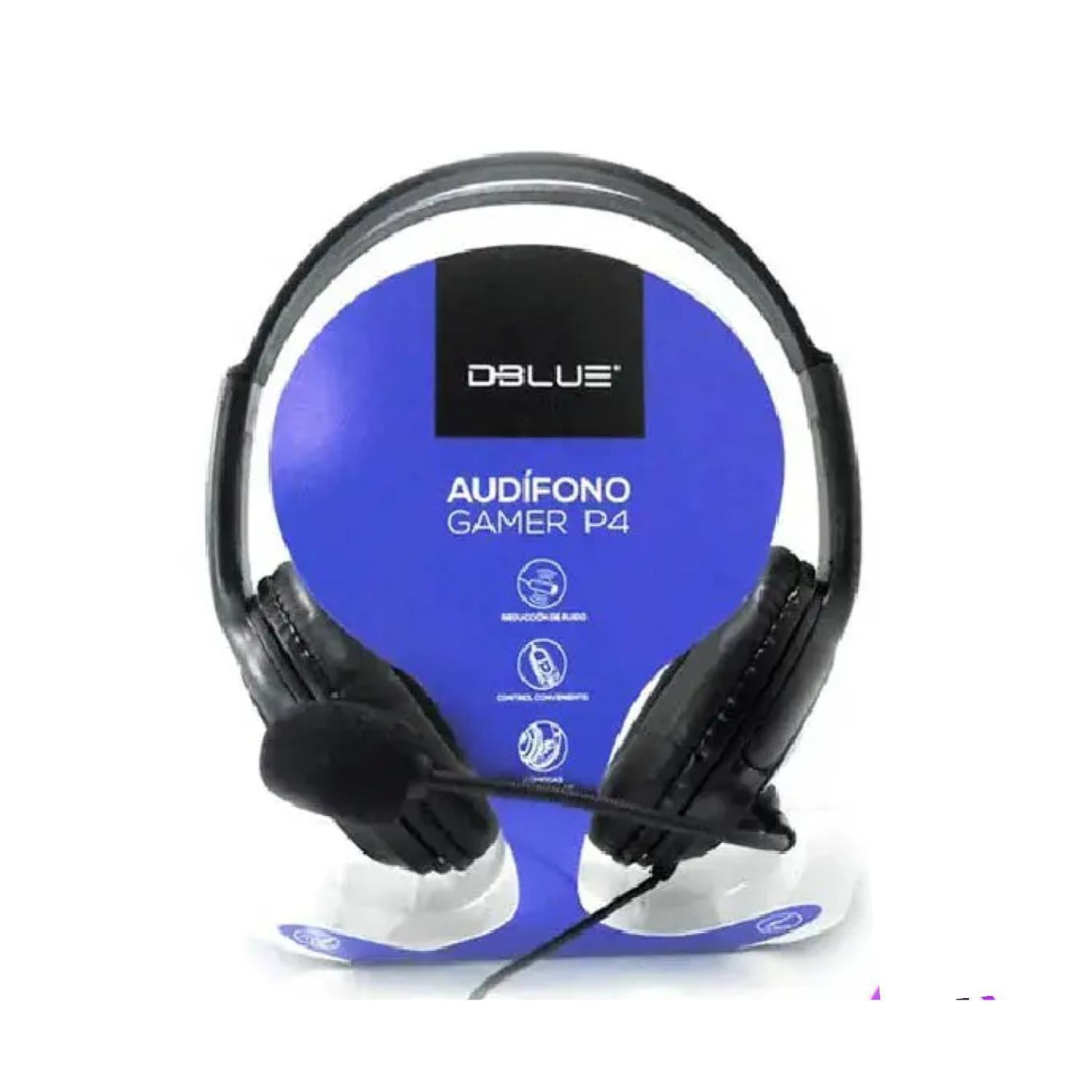 Audifonos OverEar Microfono Jack 3.5 PC Consolas Negro Dblue-0