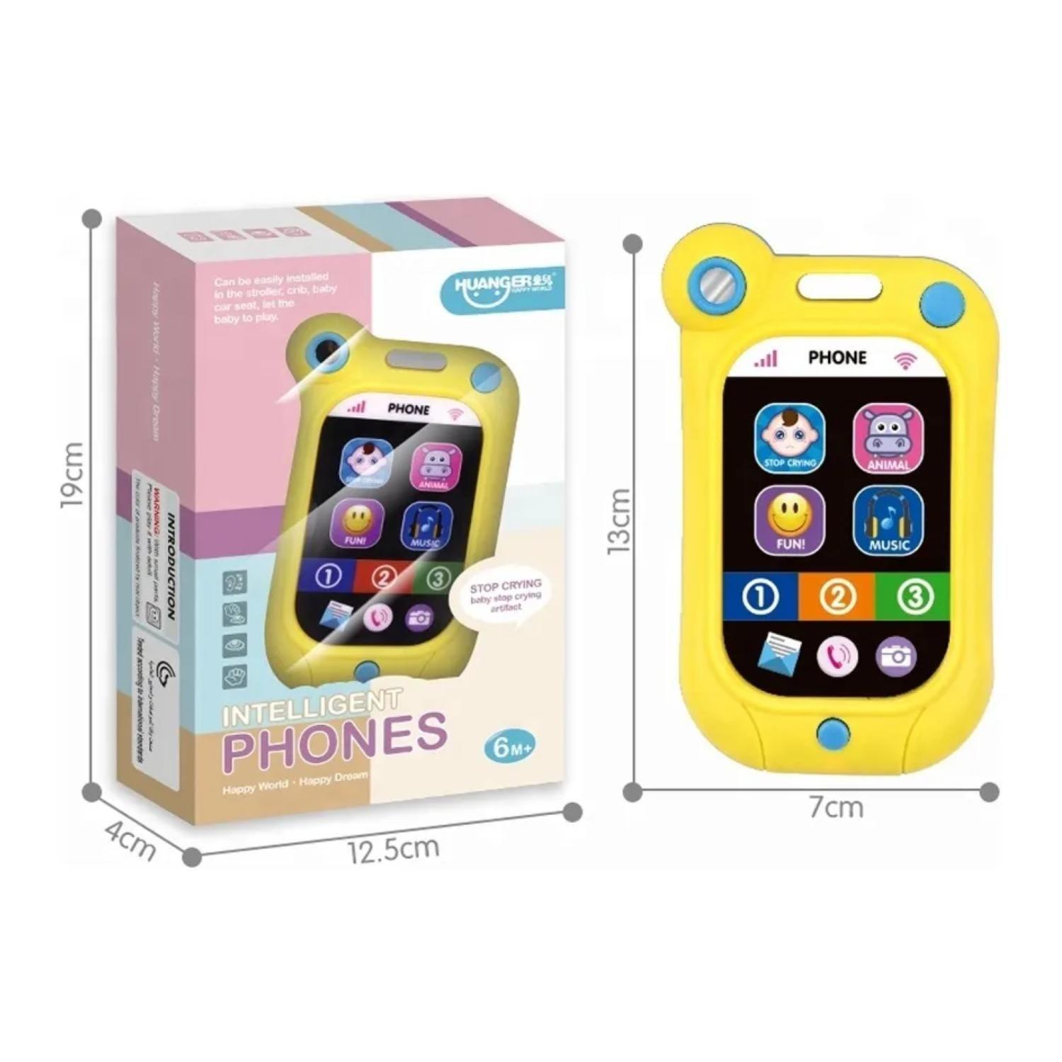 Juguete Telefono Smartphone Interactivo Niños Con Sonidos-5