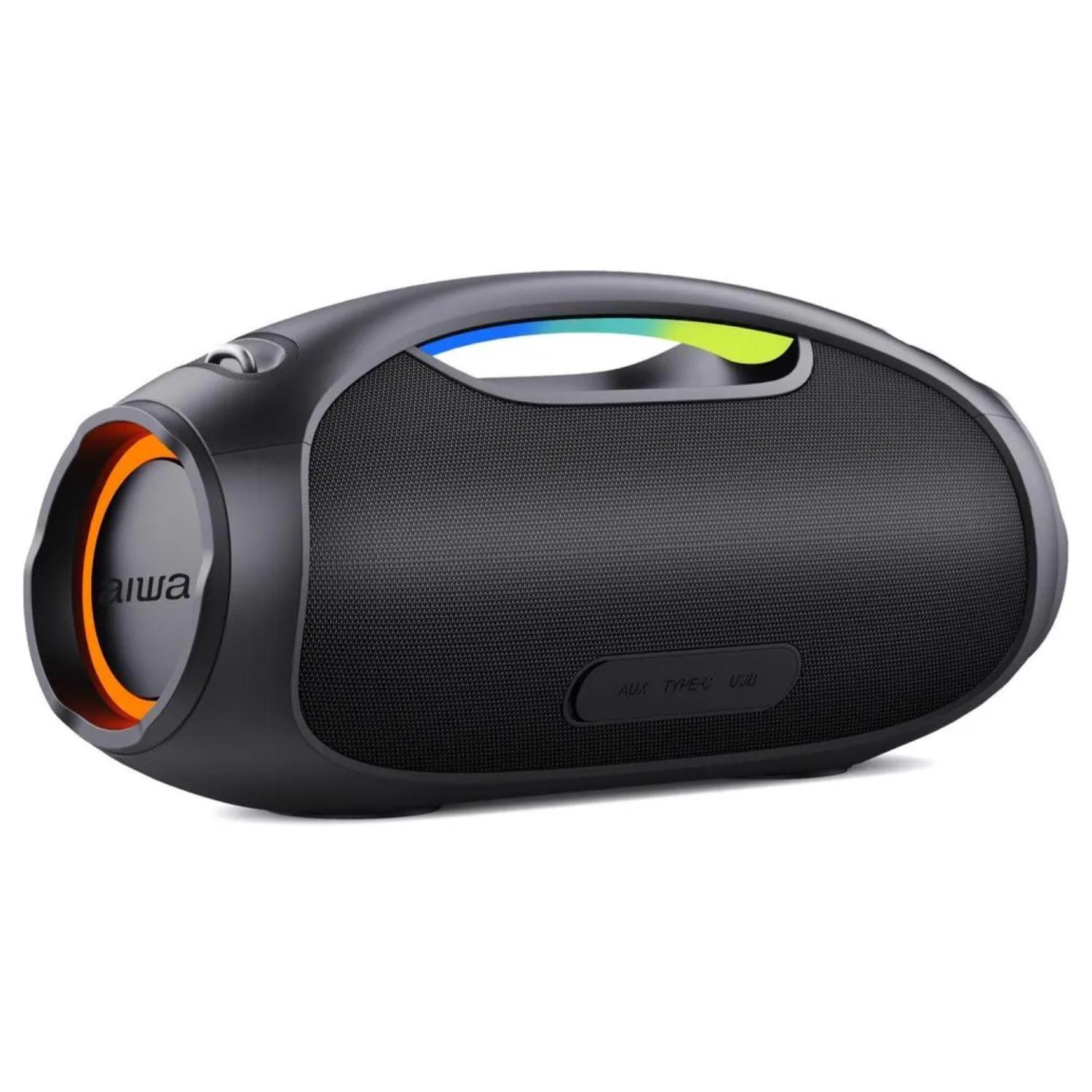 Parlante Bluetooth 60W IPX5 LED Negro AWS244BT Aiwa-2
