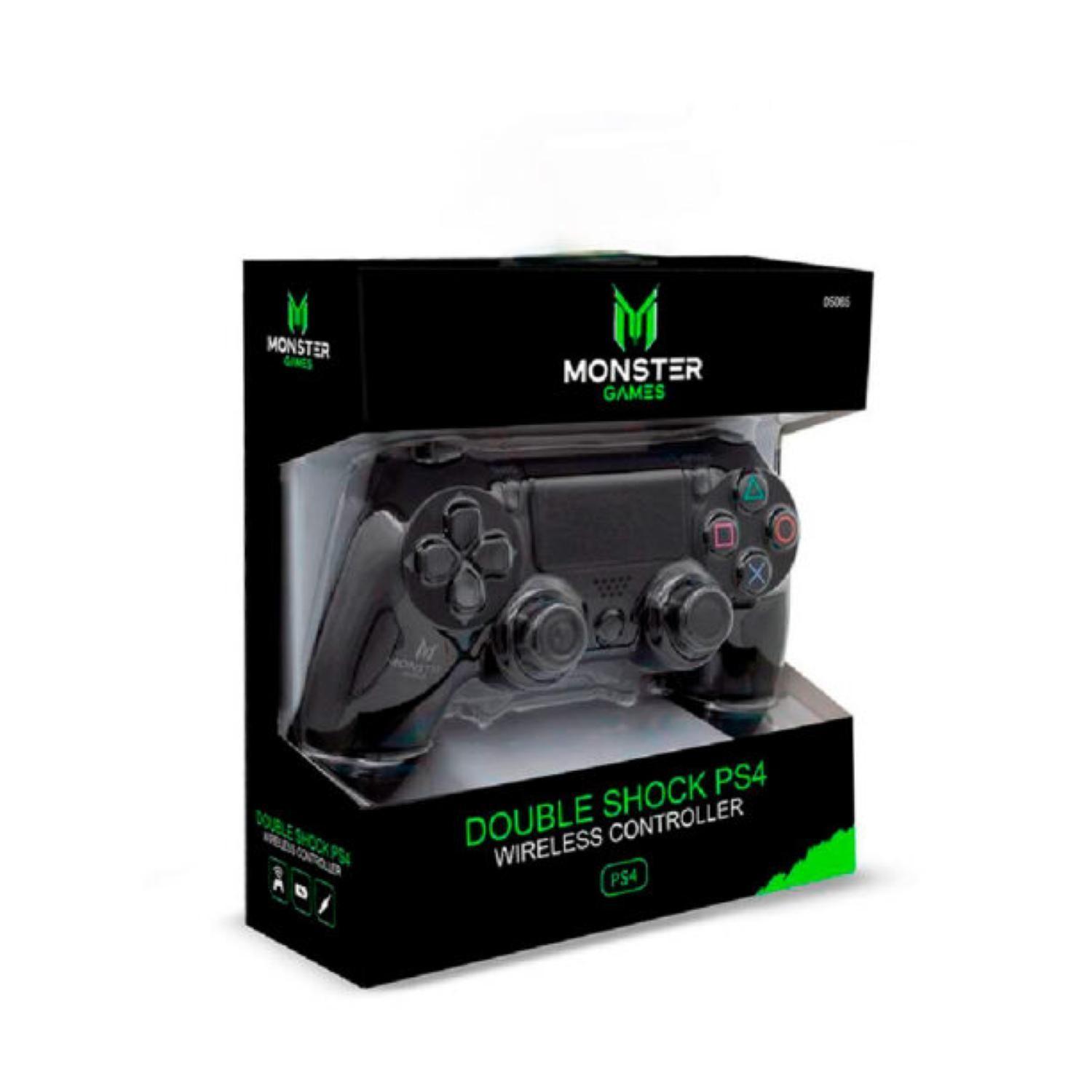 Joystick Mando Bluetooth Recargables PS4 Negro 5065 Monster-2