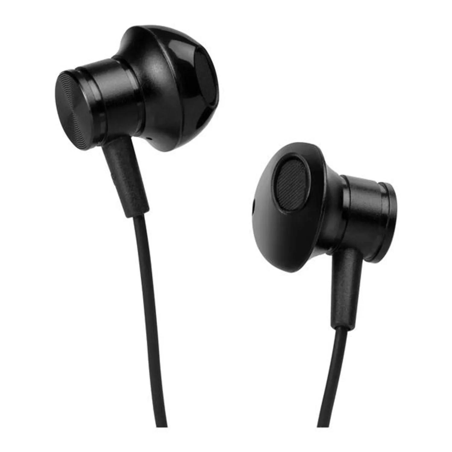 Audifonos Alambricos  Manos Libres USB C Negro DHH-1126-3