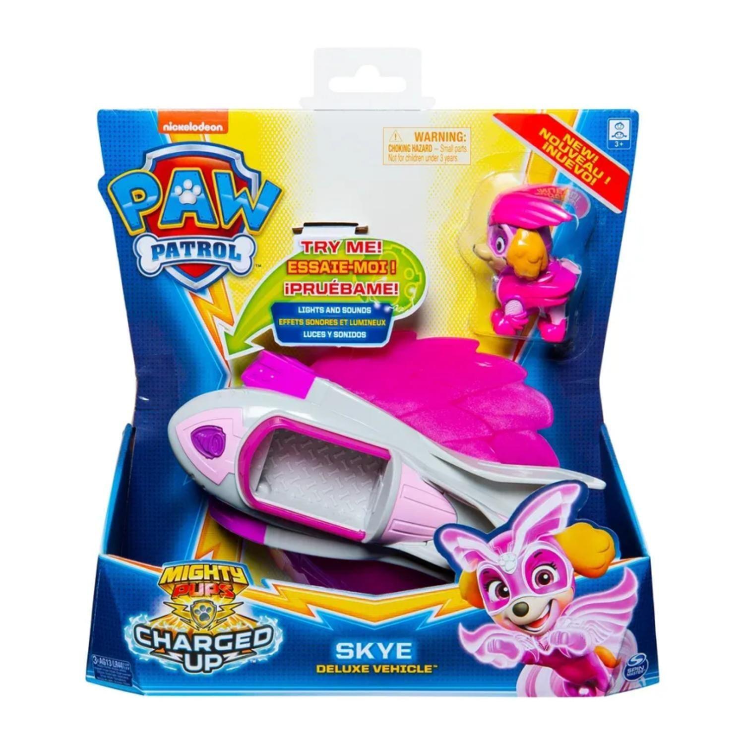 Juguete Sky Nave Blanca Super Charged Friccion Paw Patrol-2