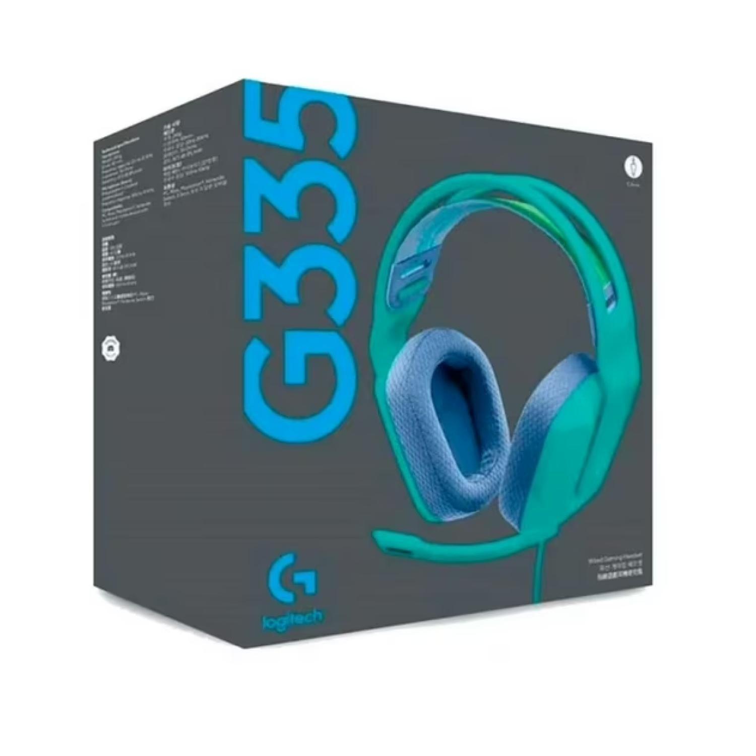 Audifono Gamer Jack 3.5 PC PS5 PS4 Xbox Aqua G335-4