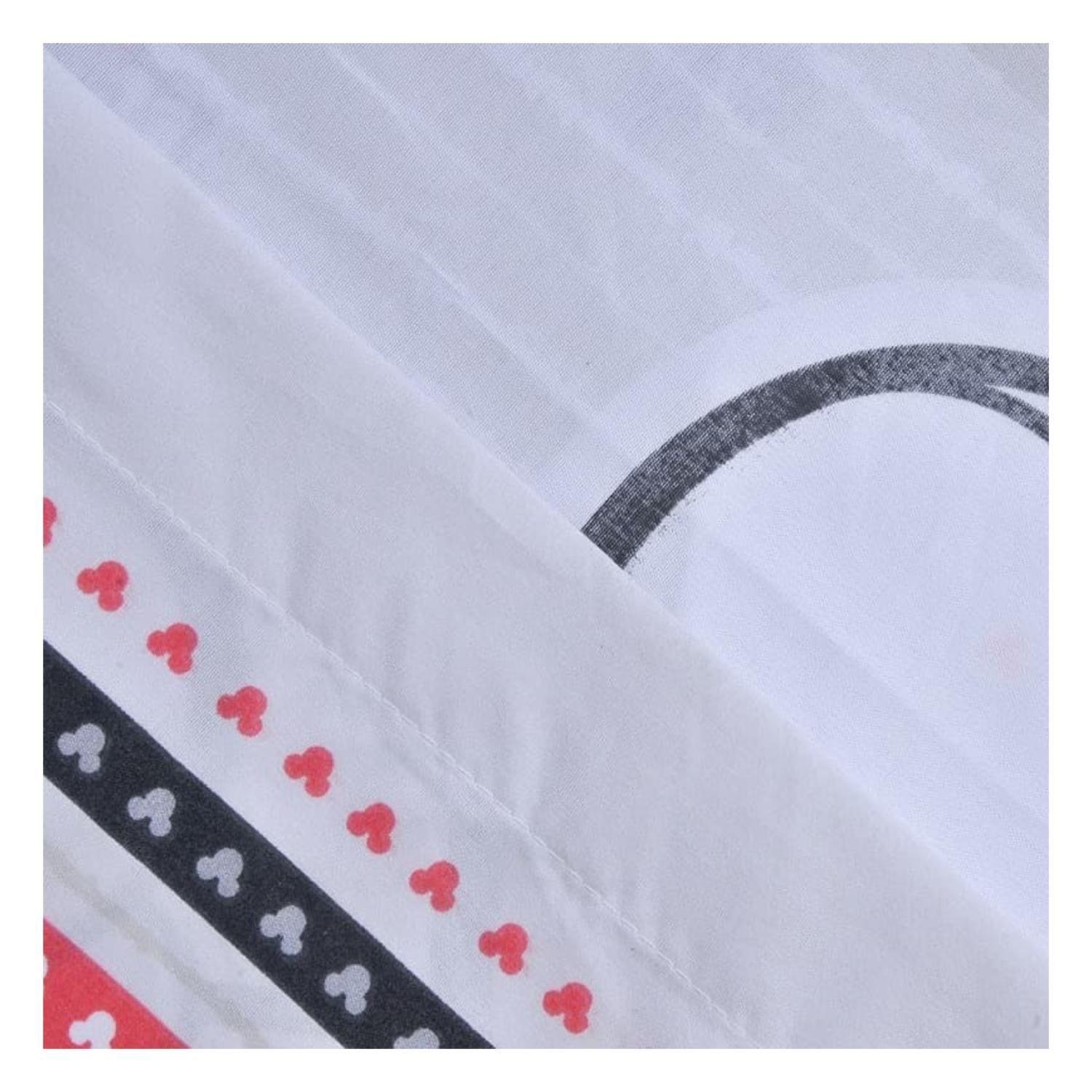 Juego De Sabanas 1.5 Plazas Microfibra Infantil Gris Mickey Mouse-2