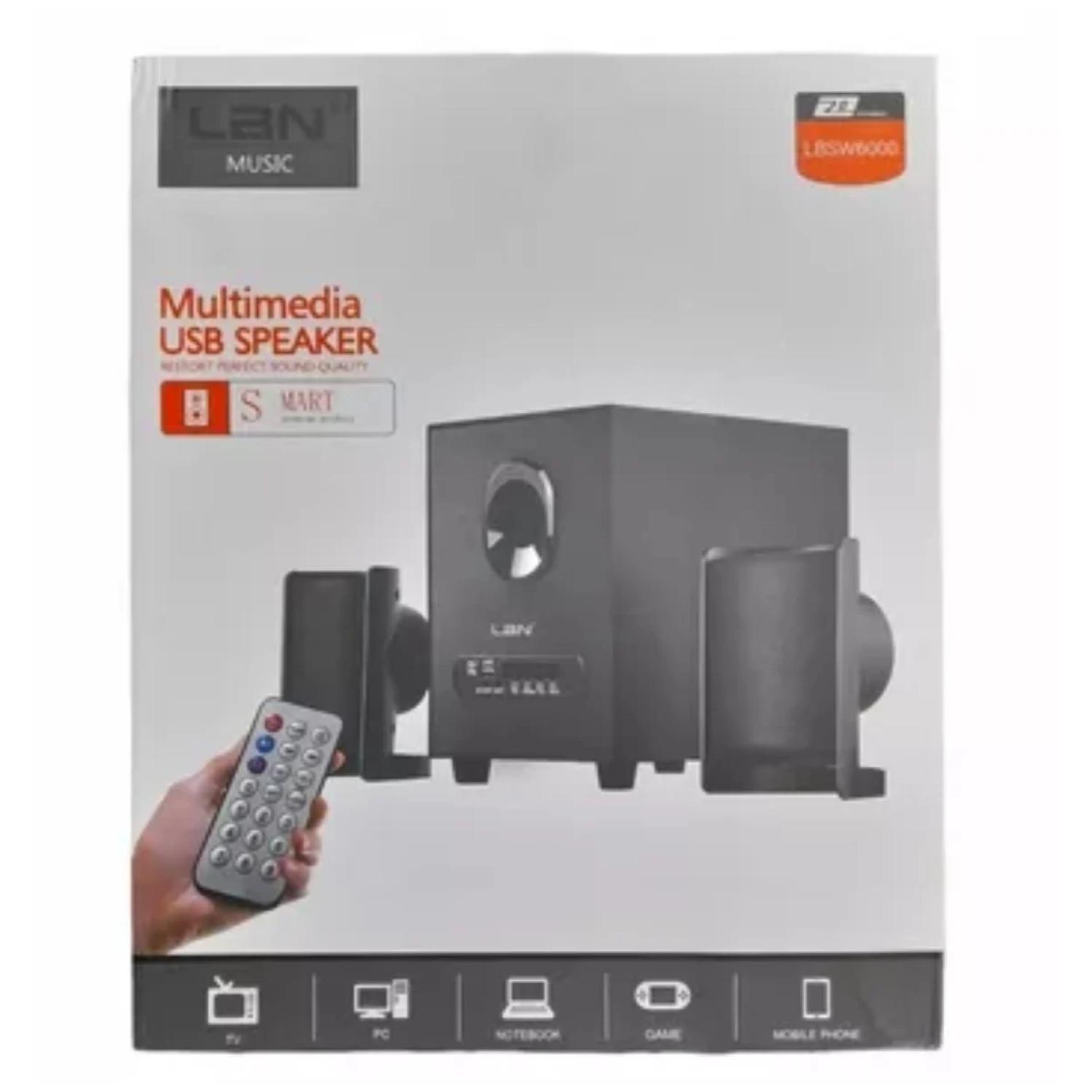 Sistema De Sonido Con Subwoofer Bluetooth 11W Lbsw6000-2