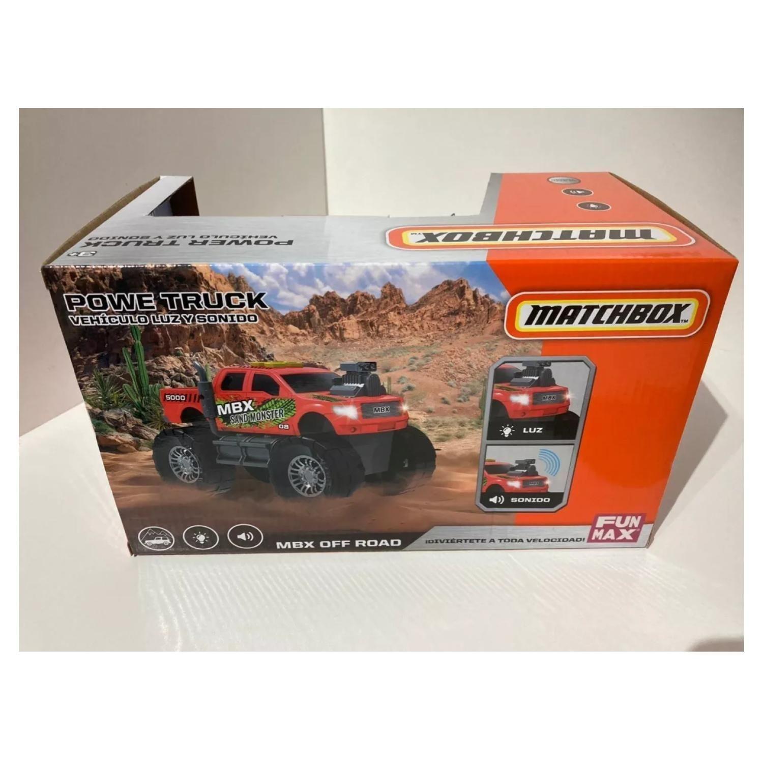 Juguete Camioneta 4x4 Con Luz Sonidos Movimientos Matchbox-2