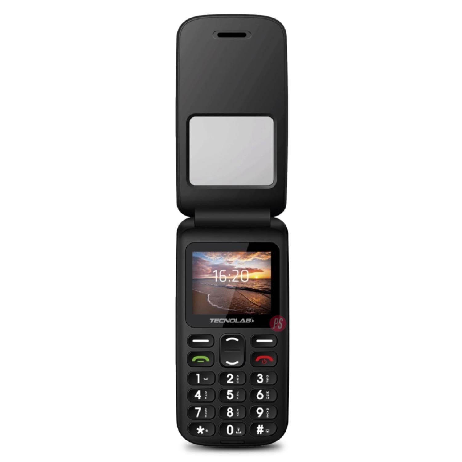 Telefono Senior Adulto Mayor Almeja 4G Negro Tecnolab-1