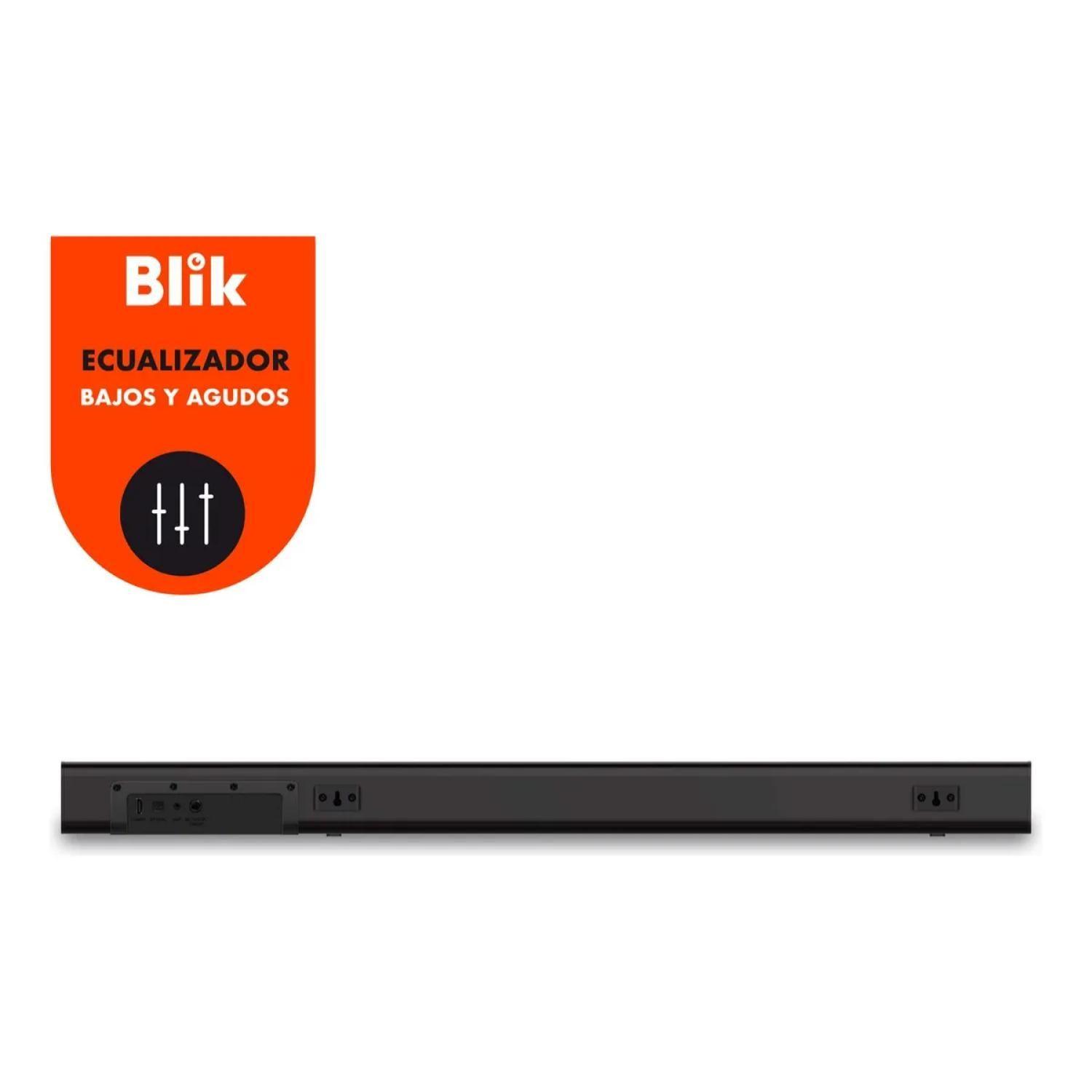 Barra De Sonido 24W Bluetooth Negro Surreal24 Blik-3
