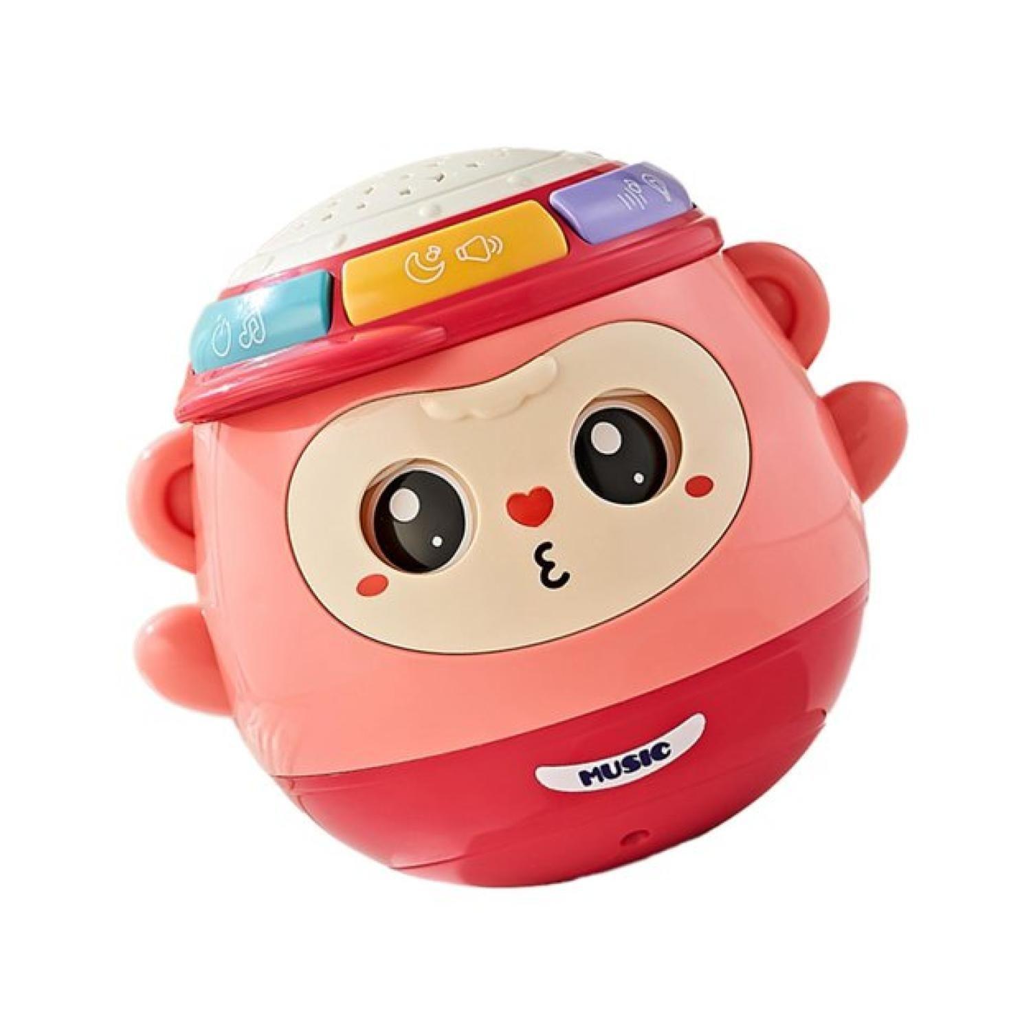 Juguete Tambor Musical Didactico Para Bebes Rosado Infantil-2