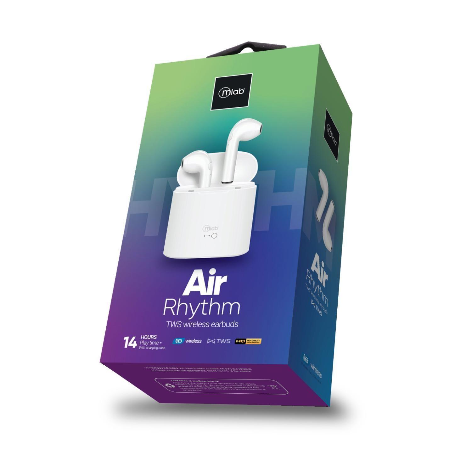 Audifonos Bluetooth TWS InEar Blanco Air Rhythm-0