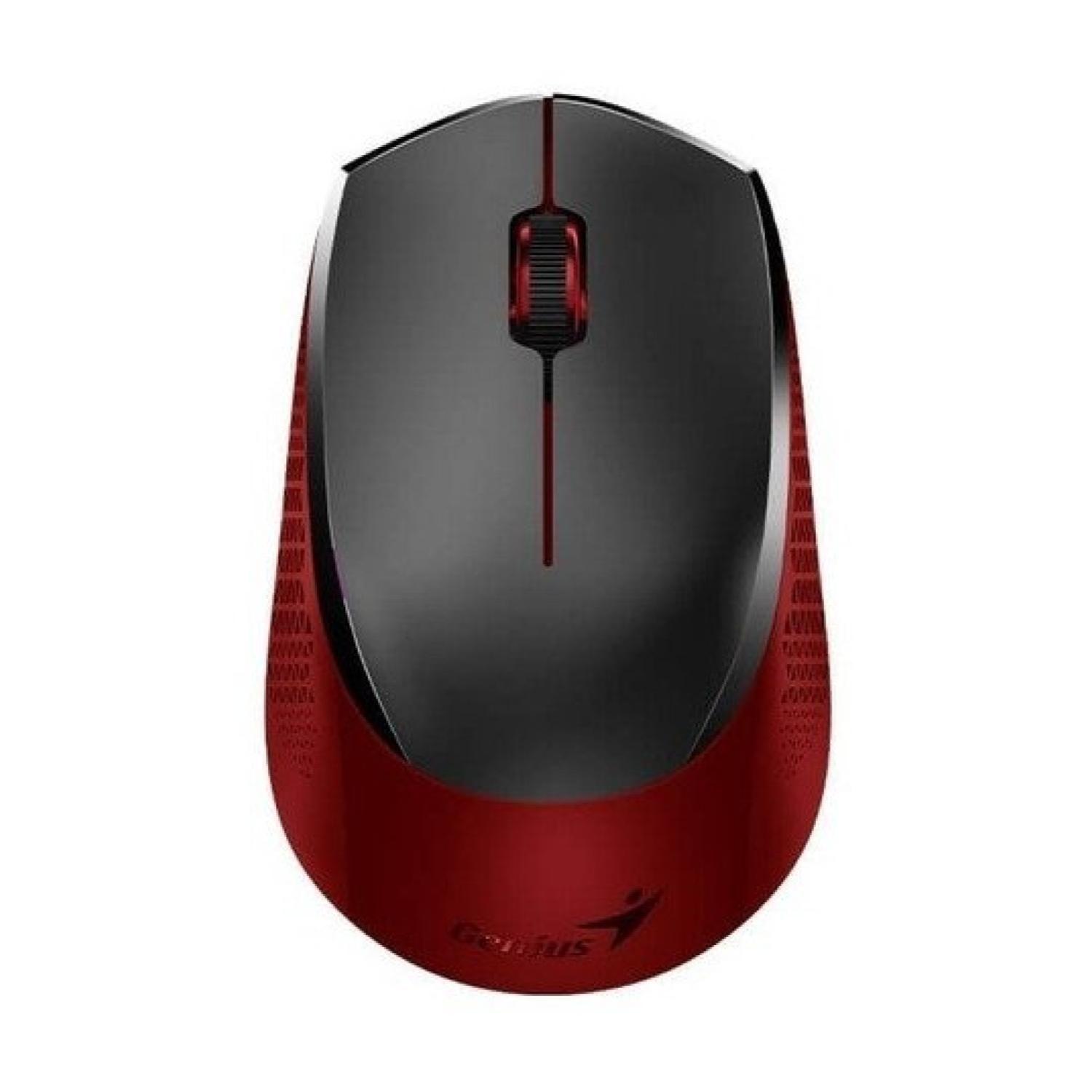 Mouse Inalambico USB 3 Botones Rojo NX-8000S Genius-0