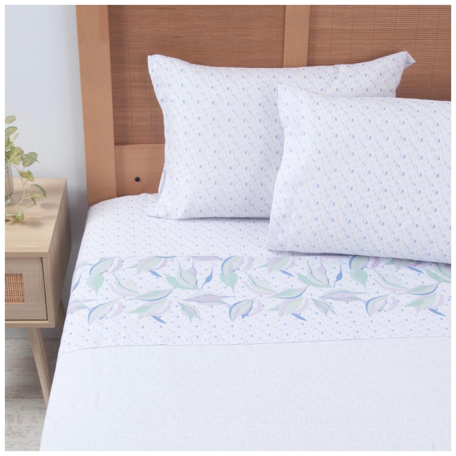 Juego De Sabanas 2 Plazas 144 Hilos Estampado Caju Mashini-3