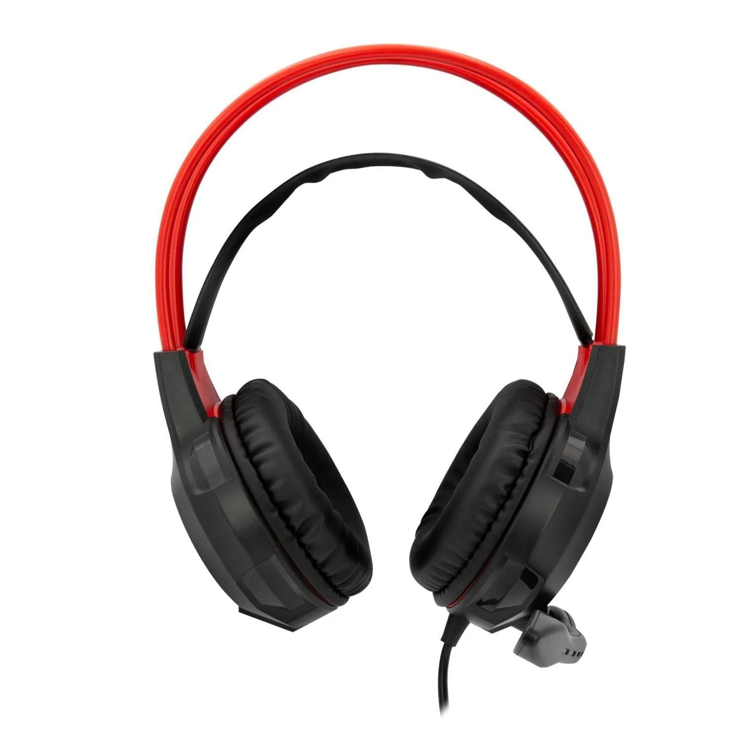 Audifonos Gamer Jack 3.5 USB PC RGB Negro Trap-2
