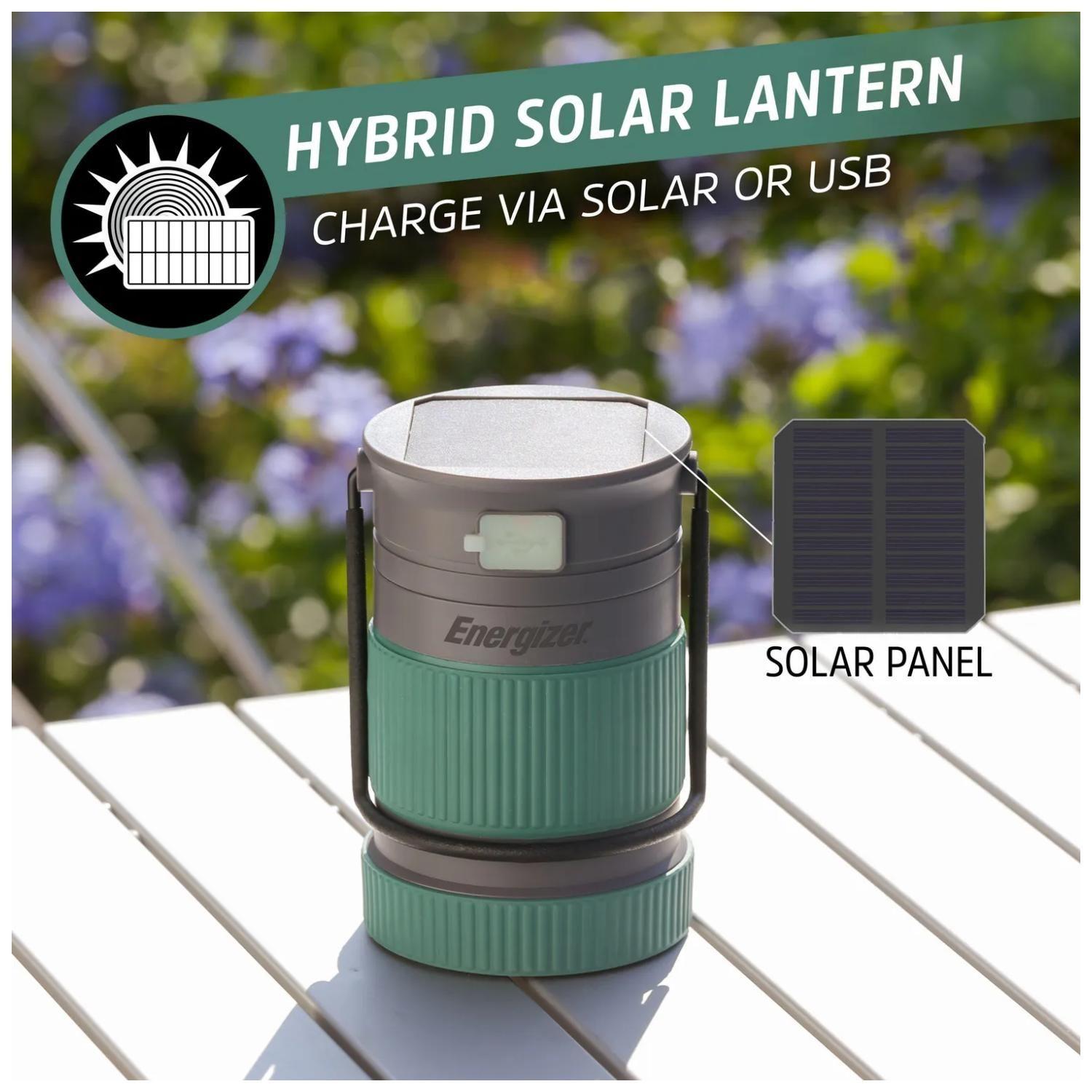 Linterna Farol 500lm Solar Hibrida Gris Energizer-2
