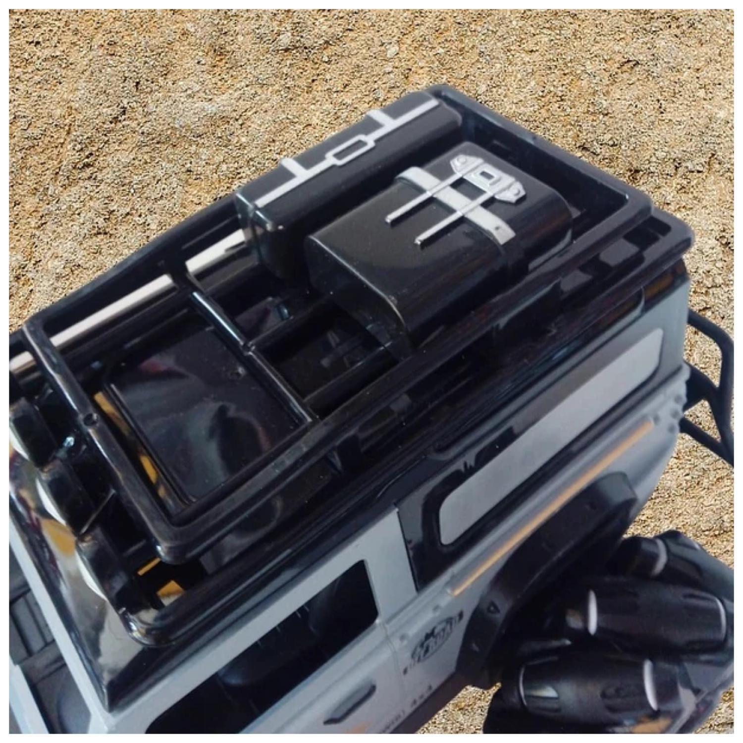 Juguete Camioneta Policia A Control Remoto 4x4 Escala 1:12-3