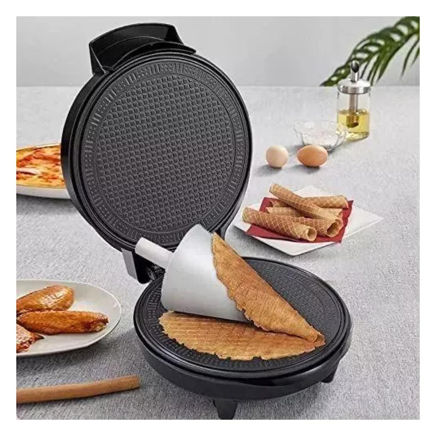 Maquina Para Waffles Y Conos 1000W Negro R2214 Raf-3