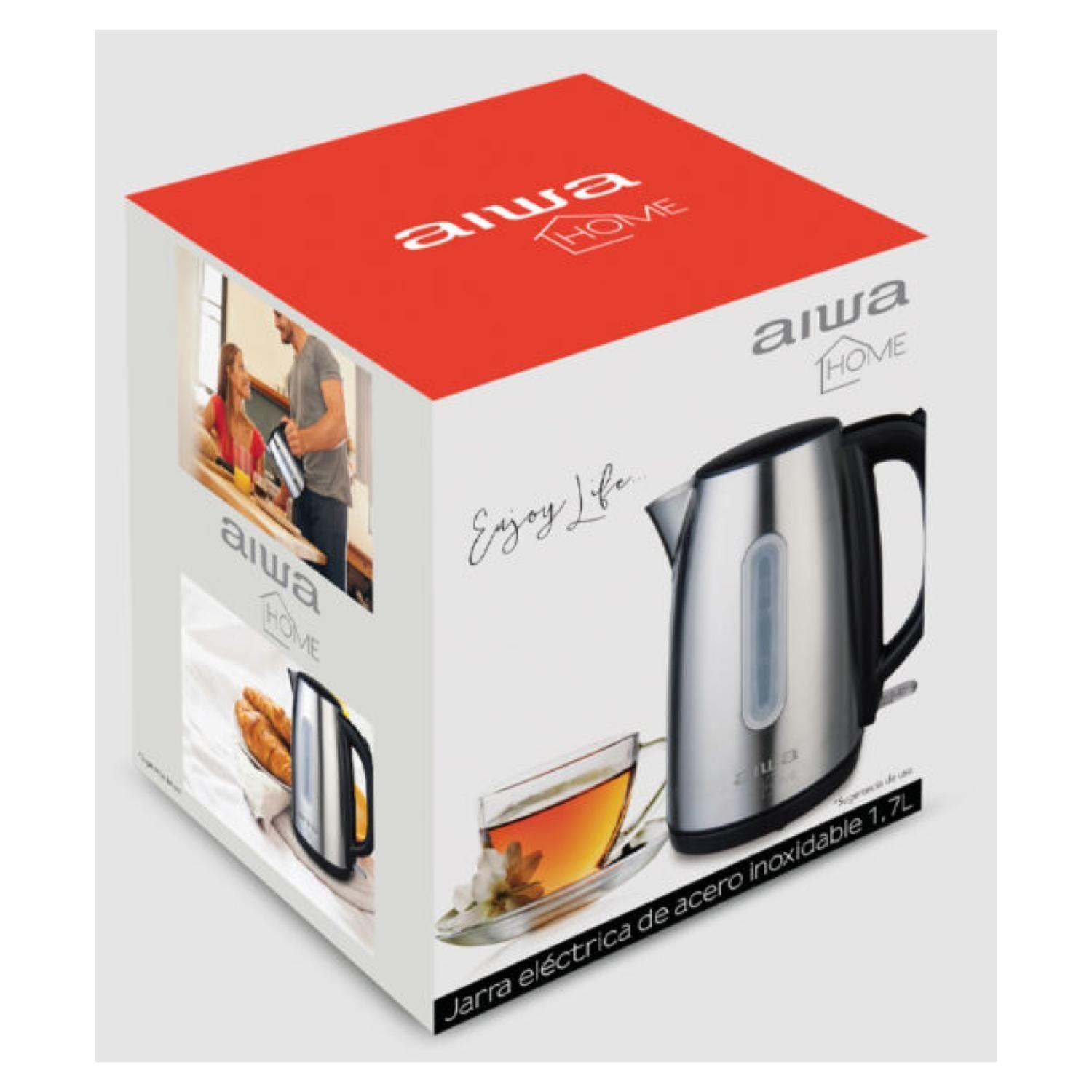 Hervidor Electrico 1700ml 2200W Acero Inoxidable AWJD1402A Aiwa-3