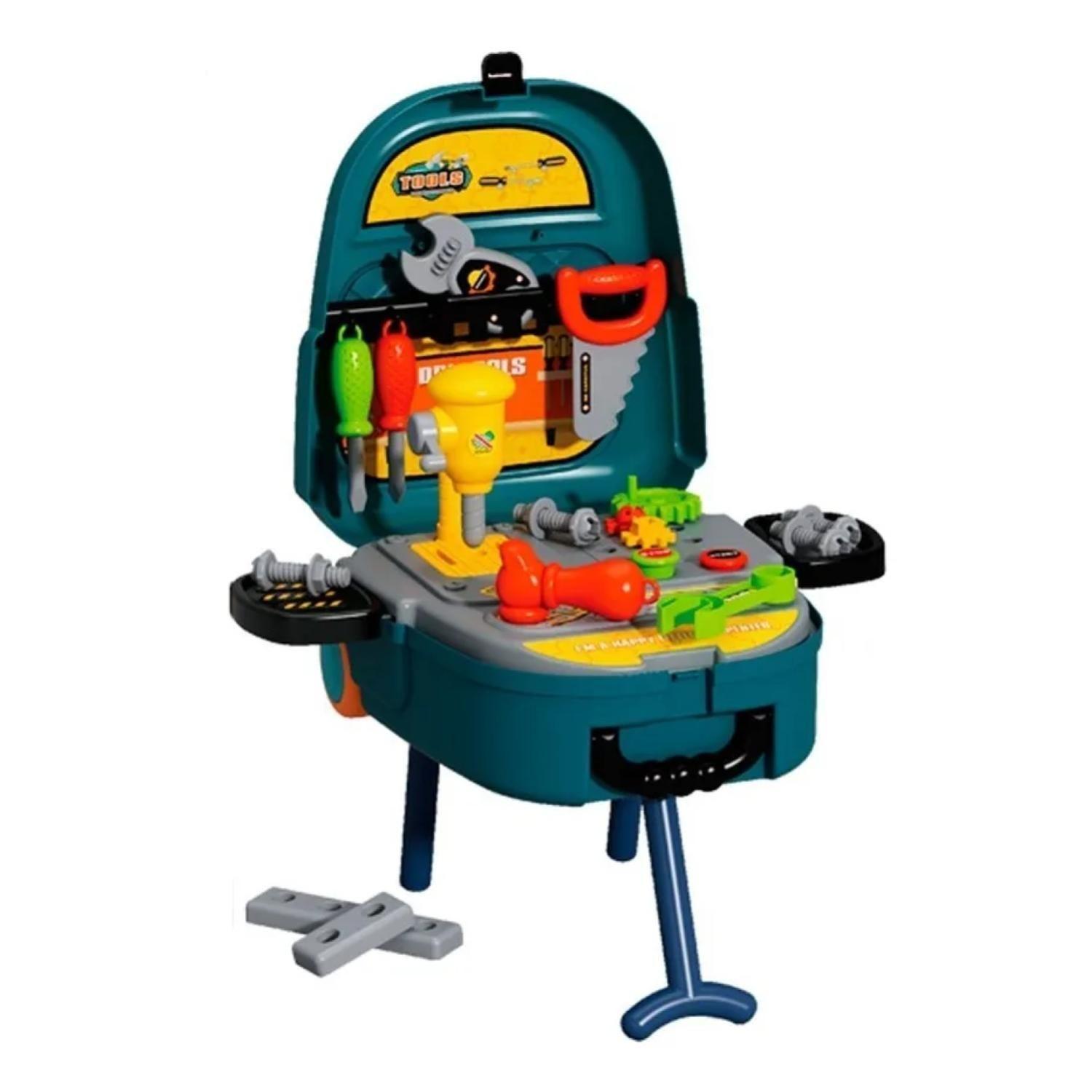 Juguete Set Maleta Herramientas 24 Piezas 4 En 1 Azul Infantil-0