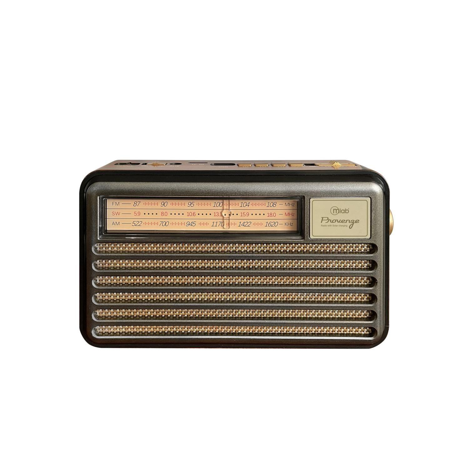 Radio Parlante Bluetooth AUX USB FM AM SW Vintage Provenze-0