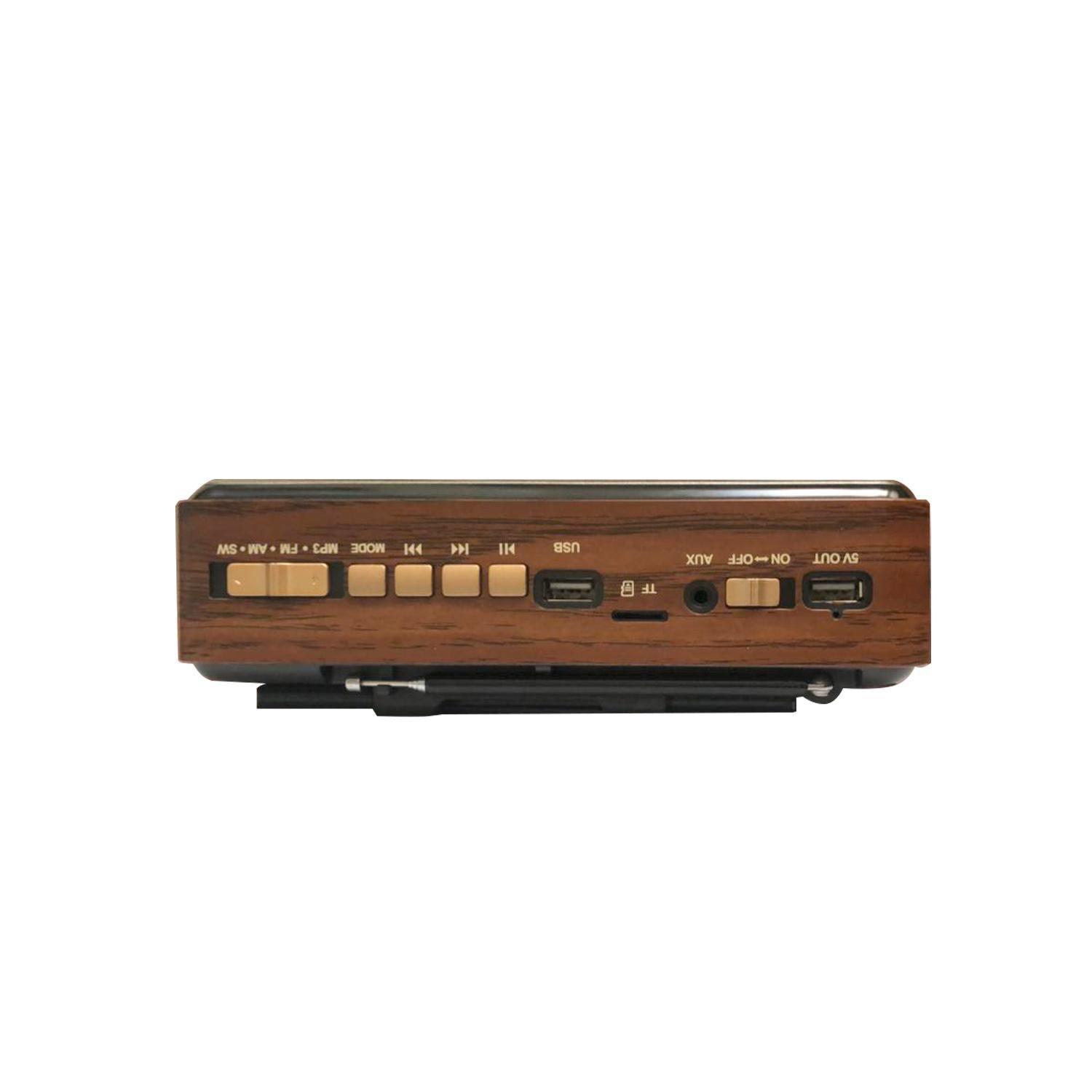 Radio Parlante Bluetooth AUX USB FM AM SW Vintage Provenze-3