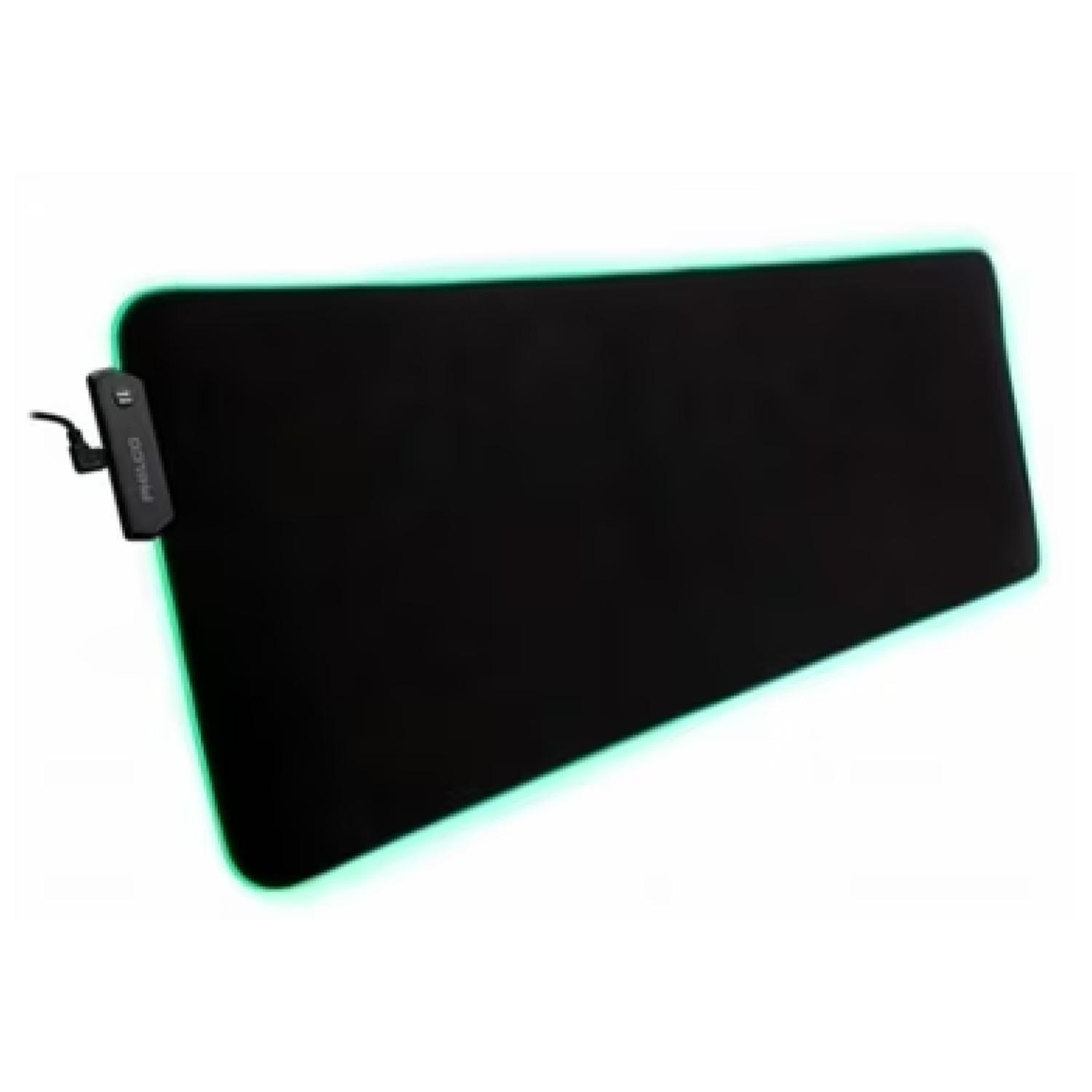 MousePad Gamer XL 800x300x4mm RGB Negro SPL7104-2