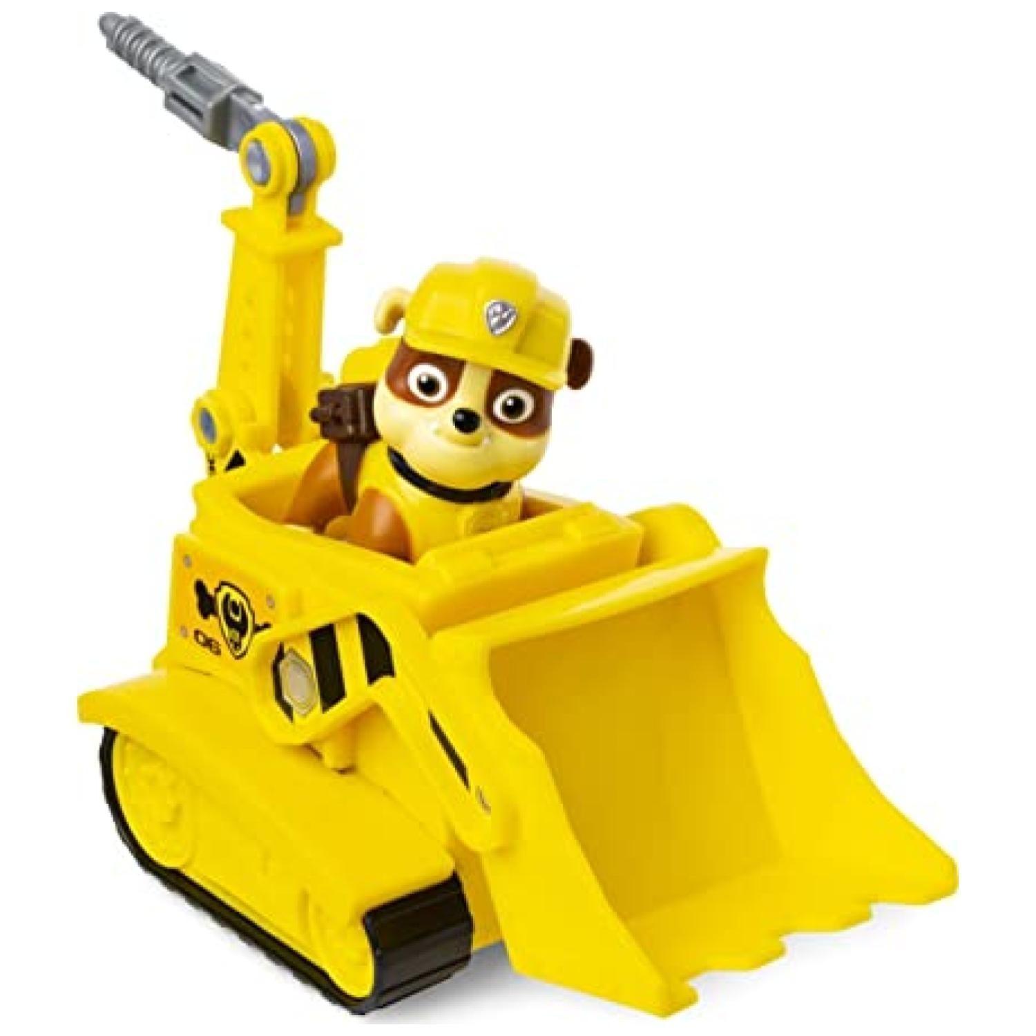 Juguete Rubble Bulldozer Amarillo Friccion Paw Patrol-13