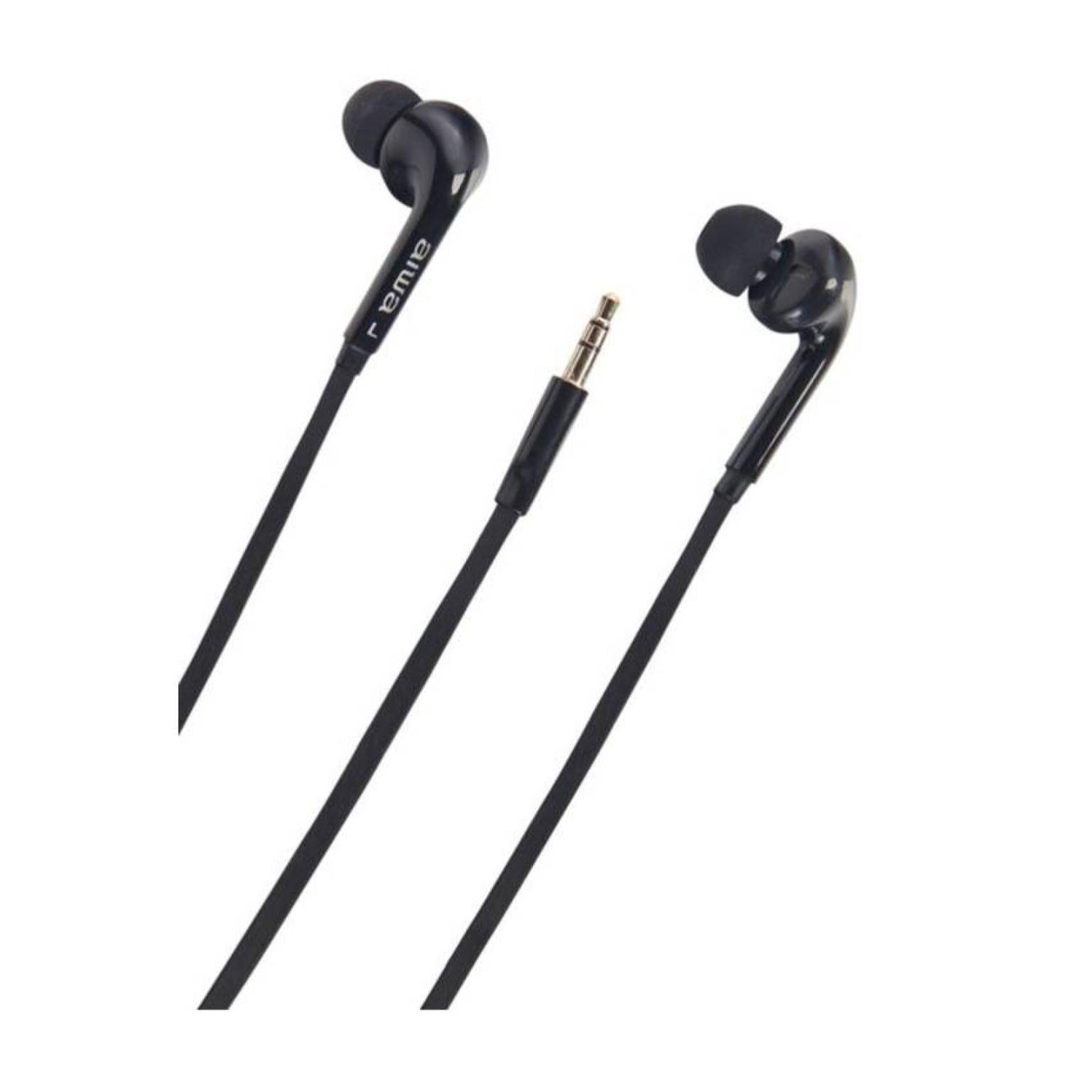 Audifonos Alambricos Jack 3.5mm InEar Negro B60-2