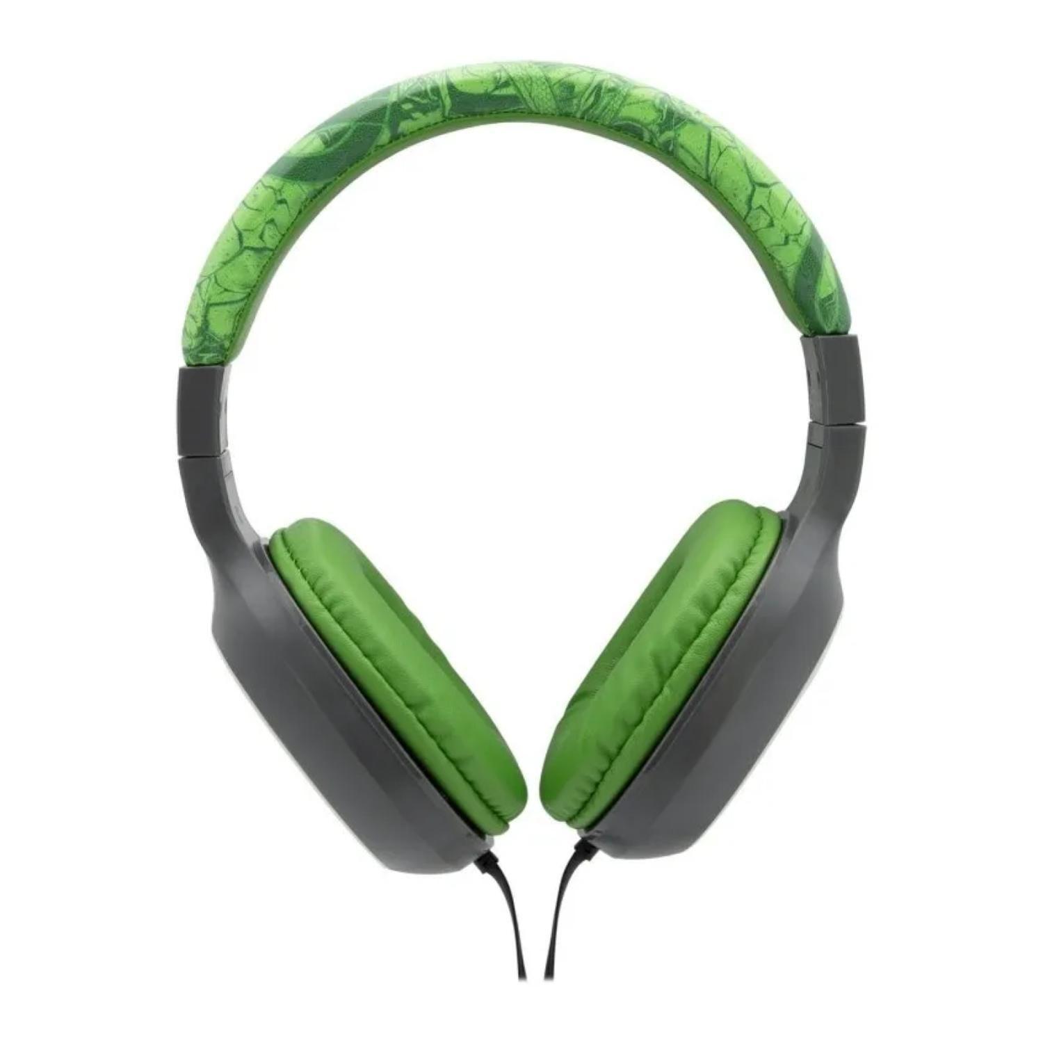 Audifonos Alambricos OverEar Hulk Infantil Avengers Teen-2