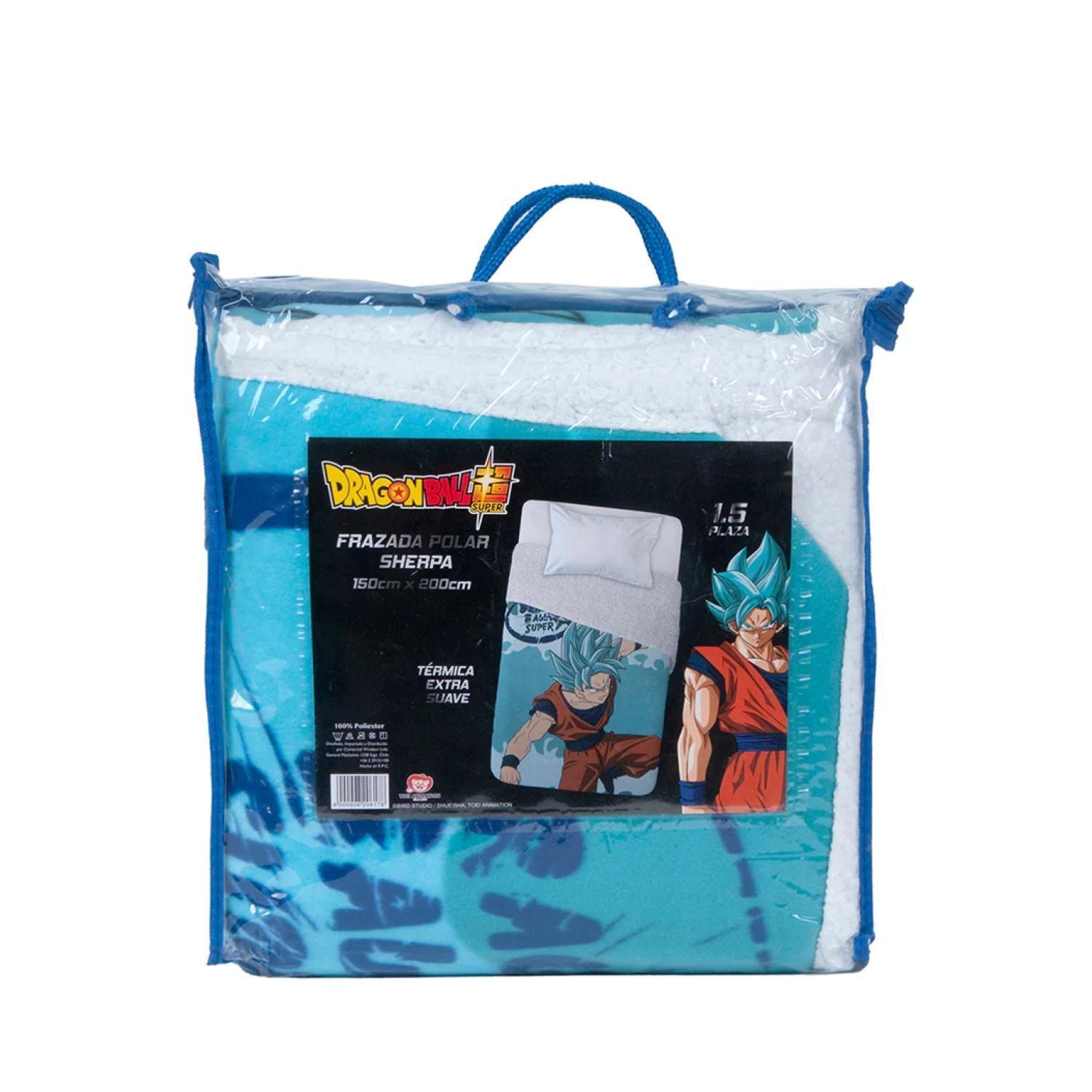 Frazada De Polar 150x200cm Infantil Dragon Ball Mashini-0