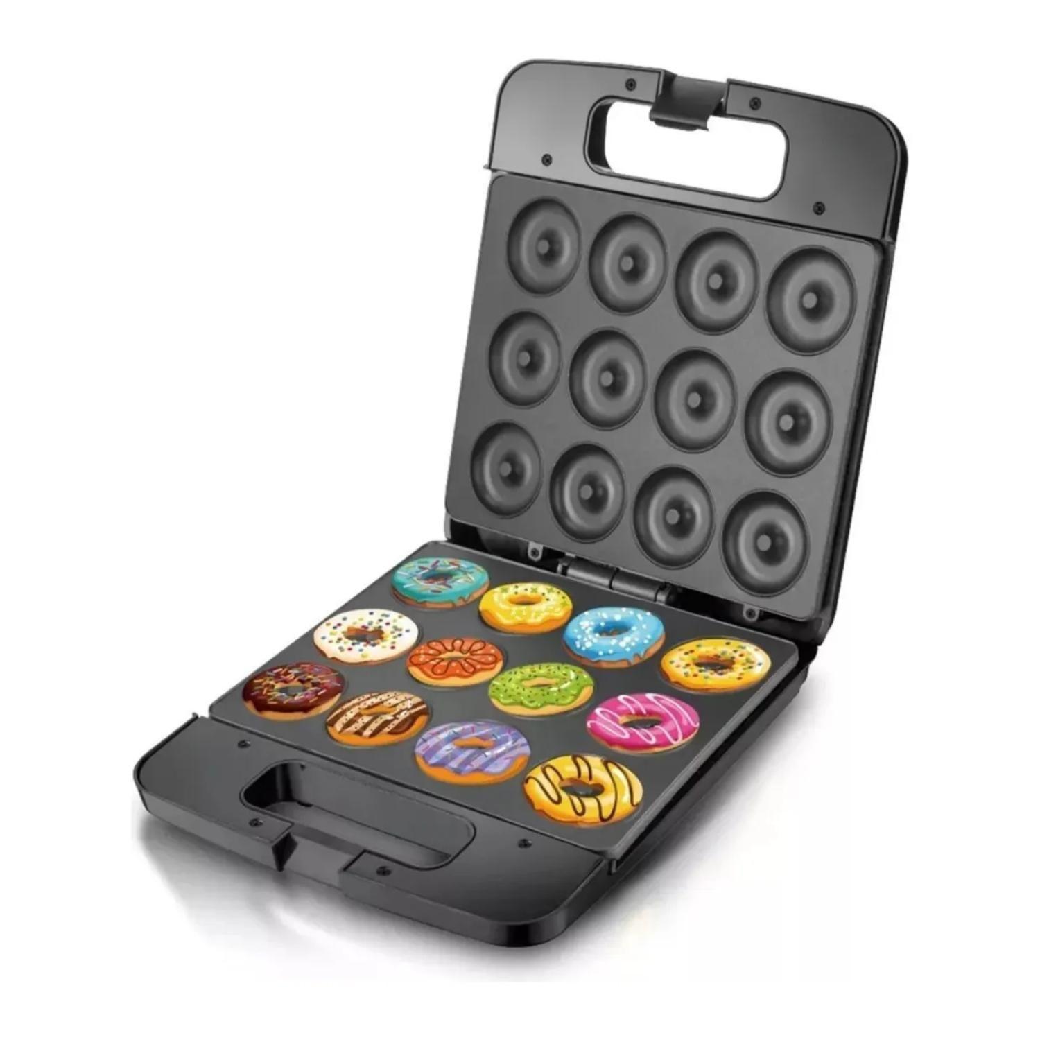 Maquina Para Donas 12 Donas Pequeñas 1100W Negro R2512-0