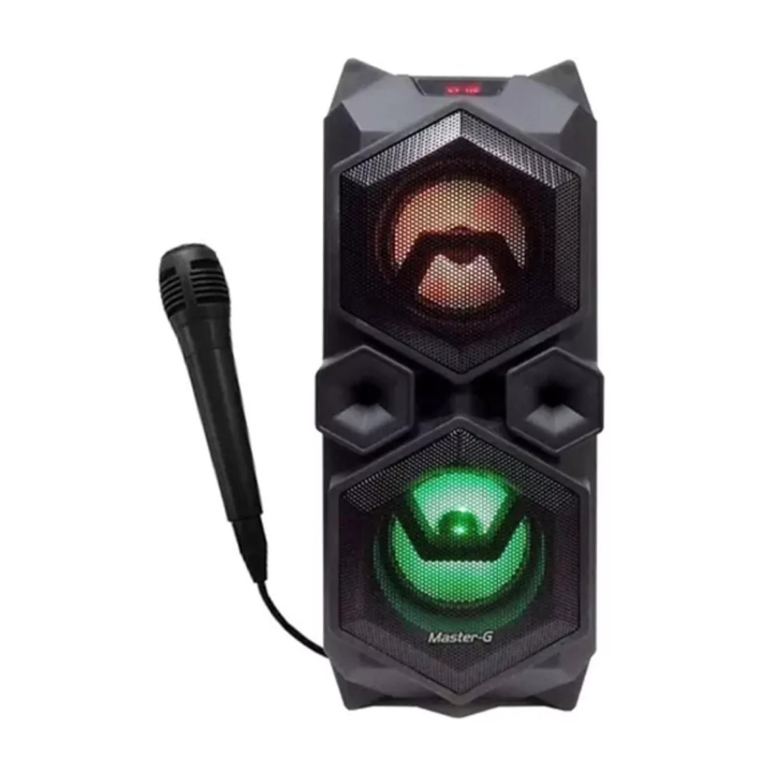 Parlante Bluetooth Microfono USB AUX 10W RMS RGB Open Box Master G-2