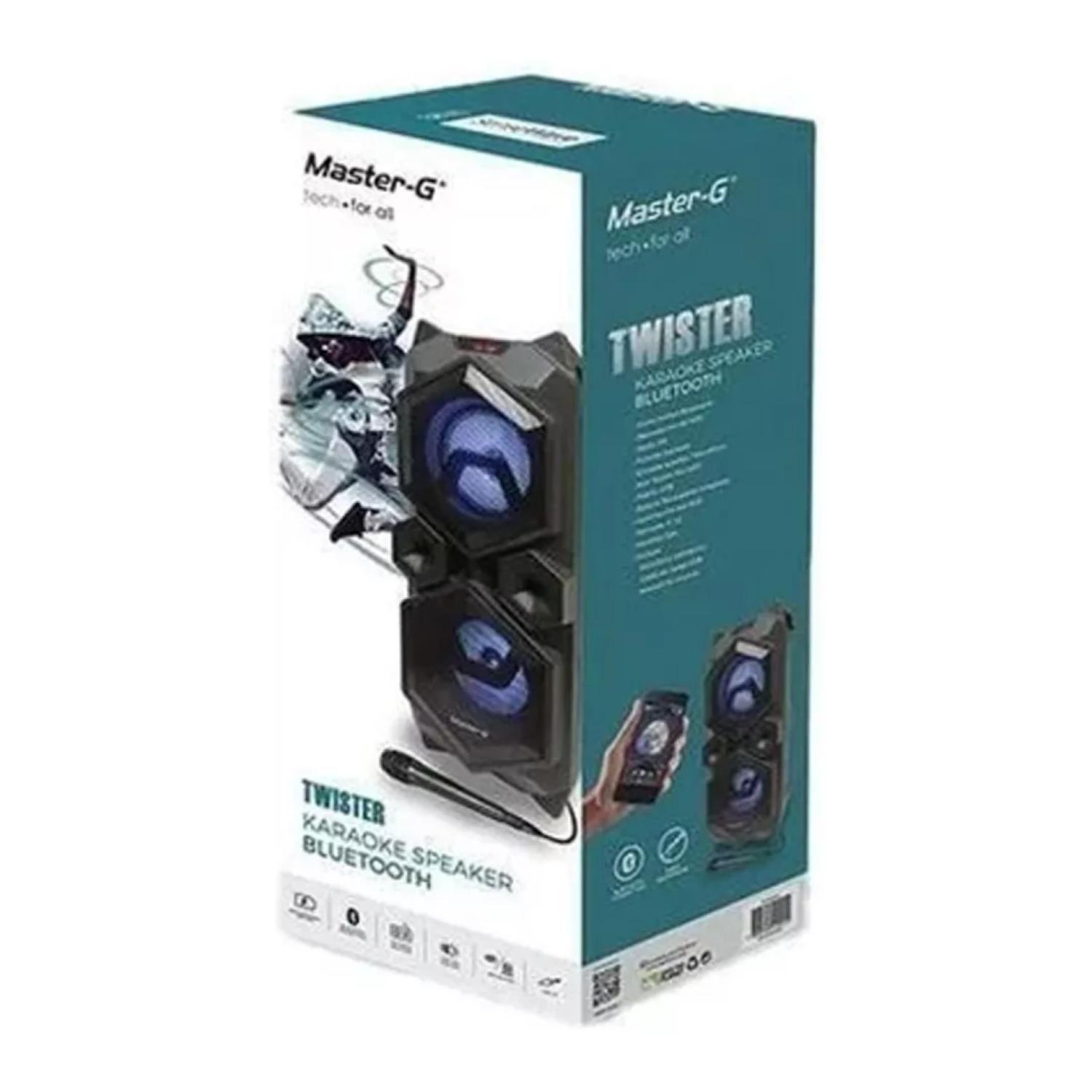 Parlante Bluetooth Microfono USB AUX 10W RMS RGB Open Box Master G-3