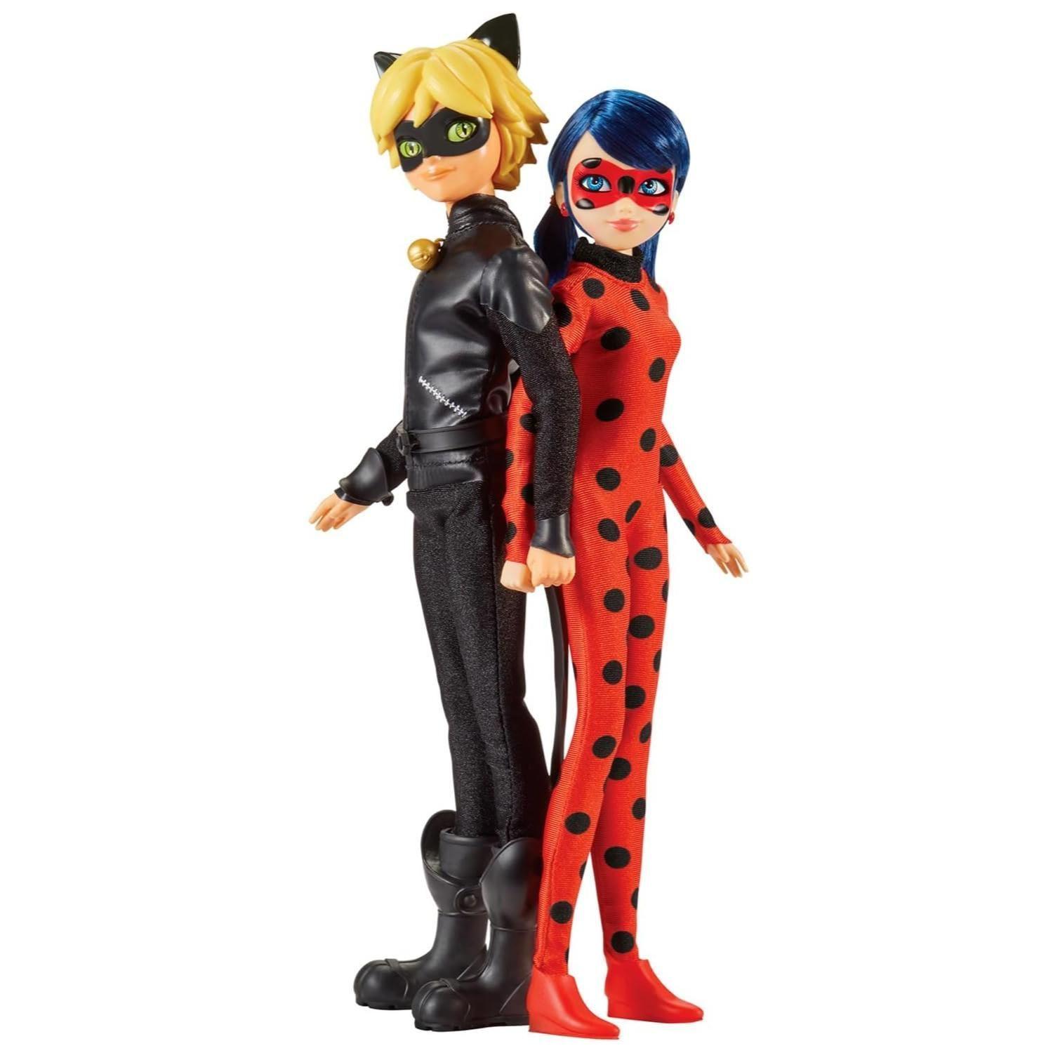Juguete Figura Muñeca Ladybug Y Cat Noir Miraculous-1