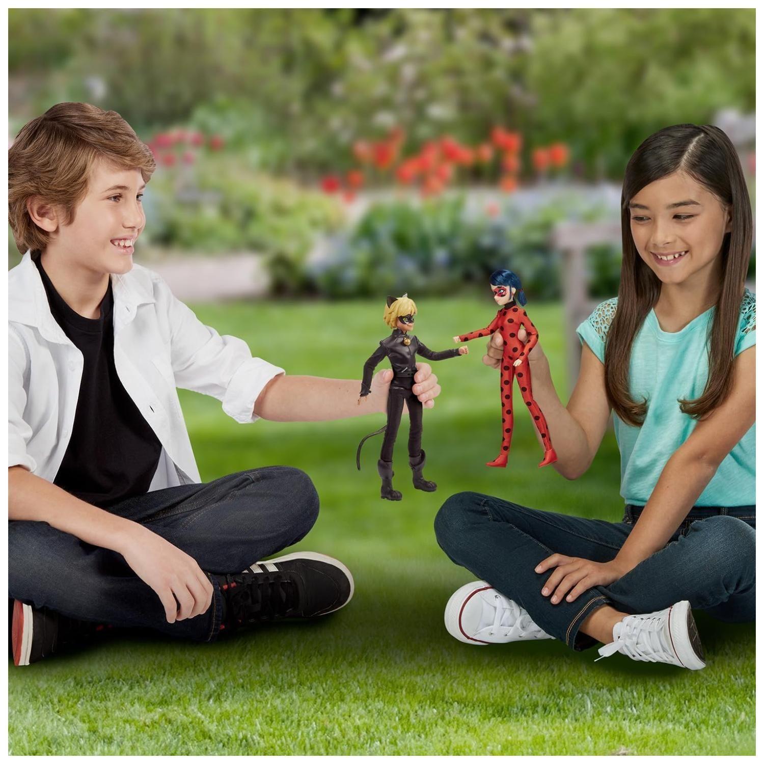 Juguete Figura Muñeca Ladybug Y Cat Noir Miraculous-2