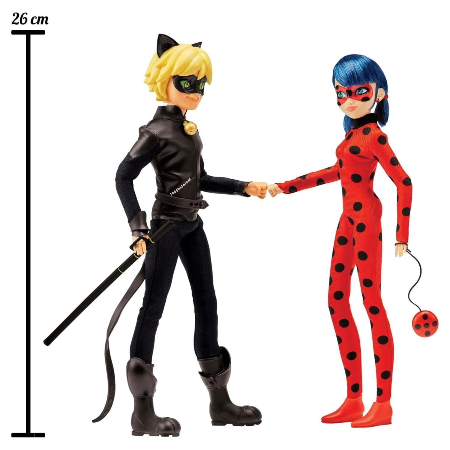 Juguete Figura Muñeca Ladybug Y Cat Noir Miraculous-4