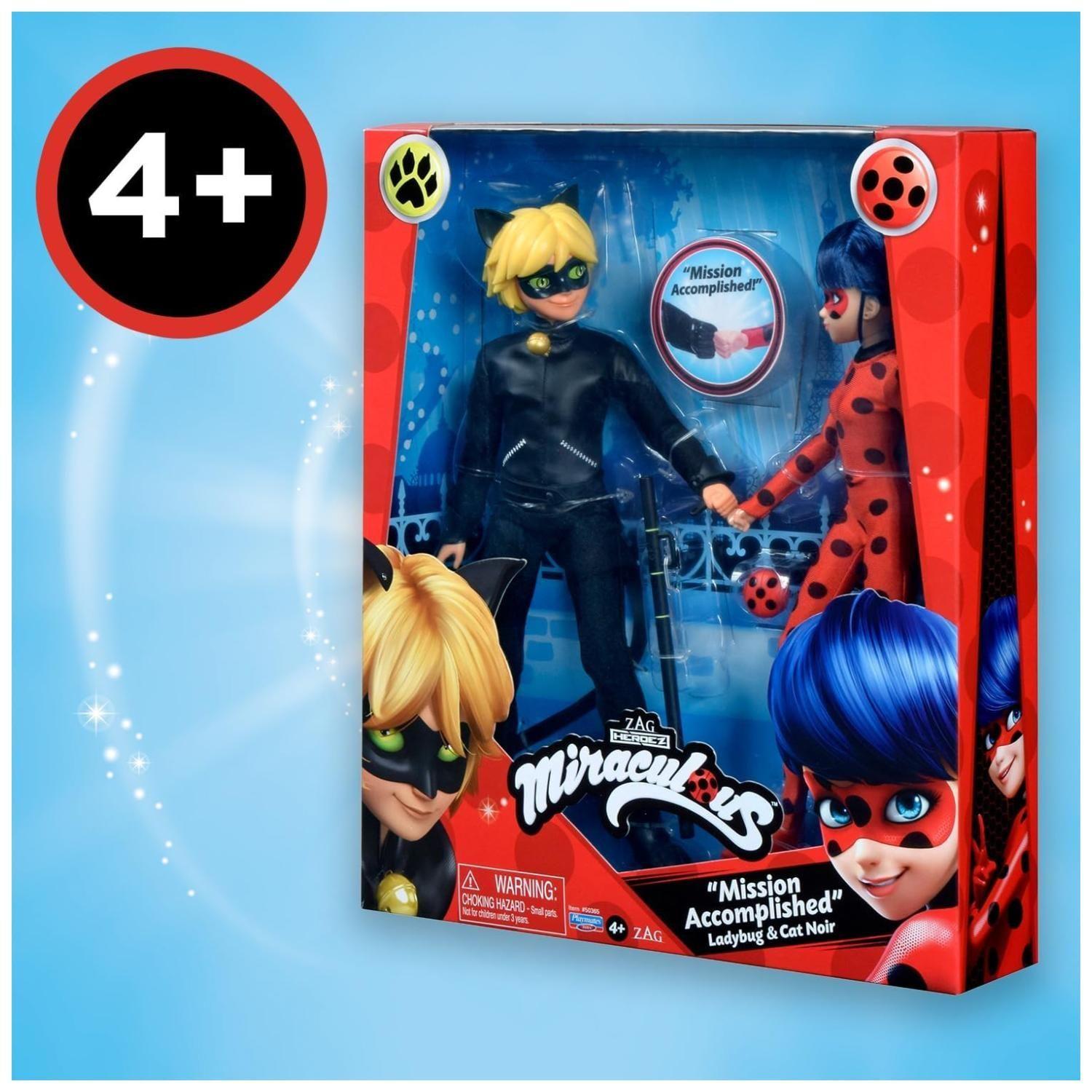 Juguete Figura Muñeca Ladybug Y Cat Noir Miraculous-5