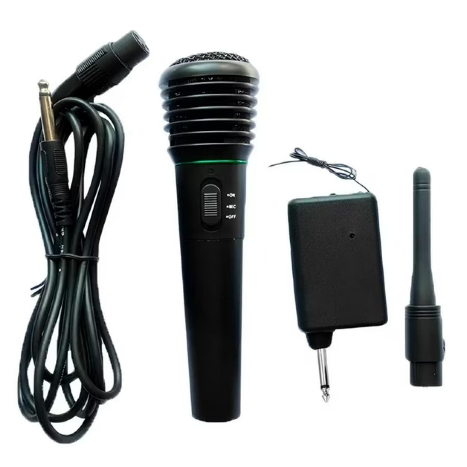 Microfono Inalambrico 2 En 1 Para Karaoke CWM308-2