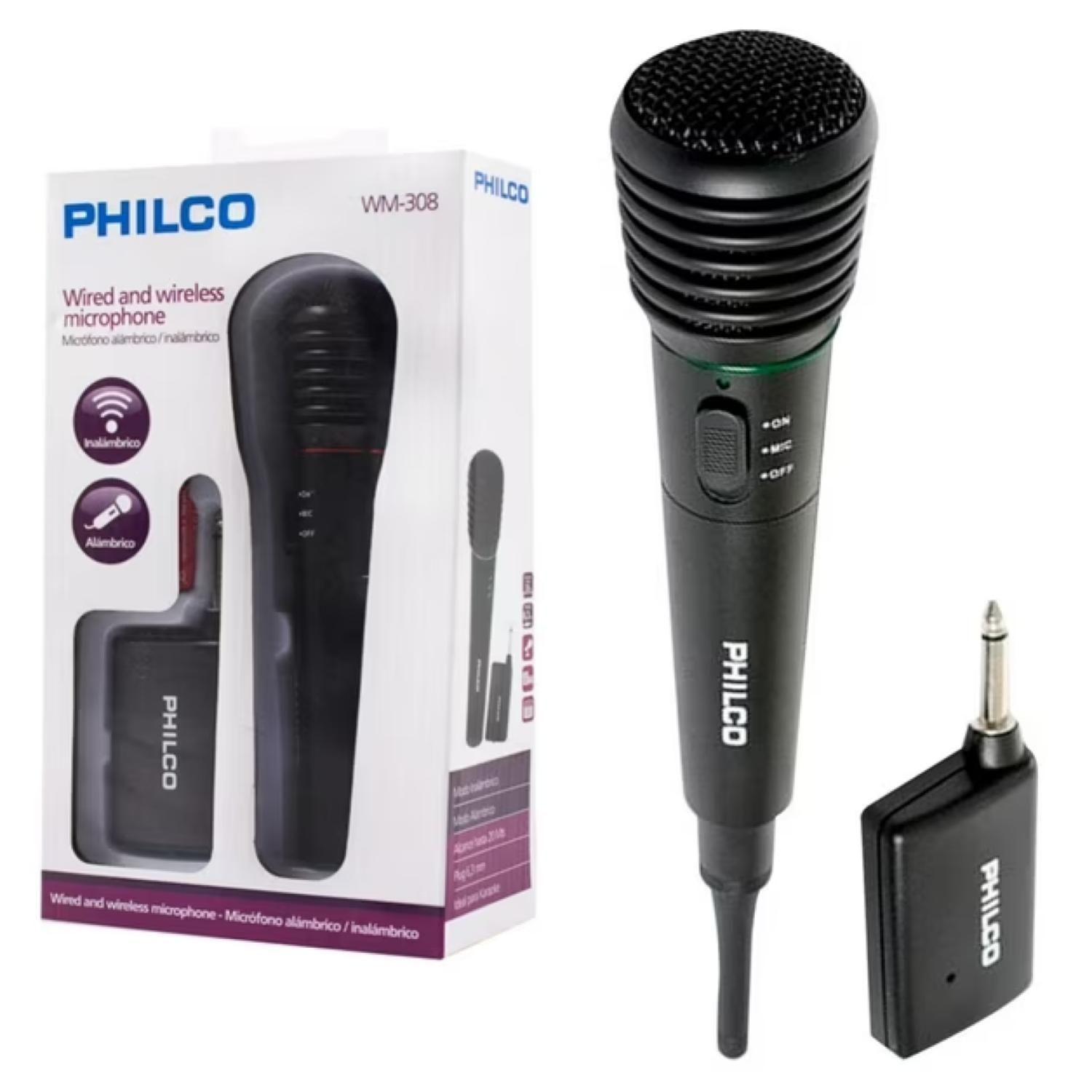 Microfono Inalambrico 2 En 1 Para Karaoke CWM308-3