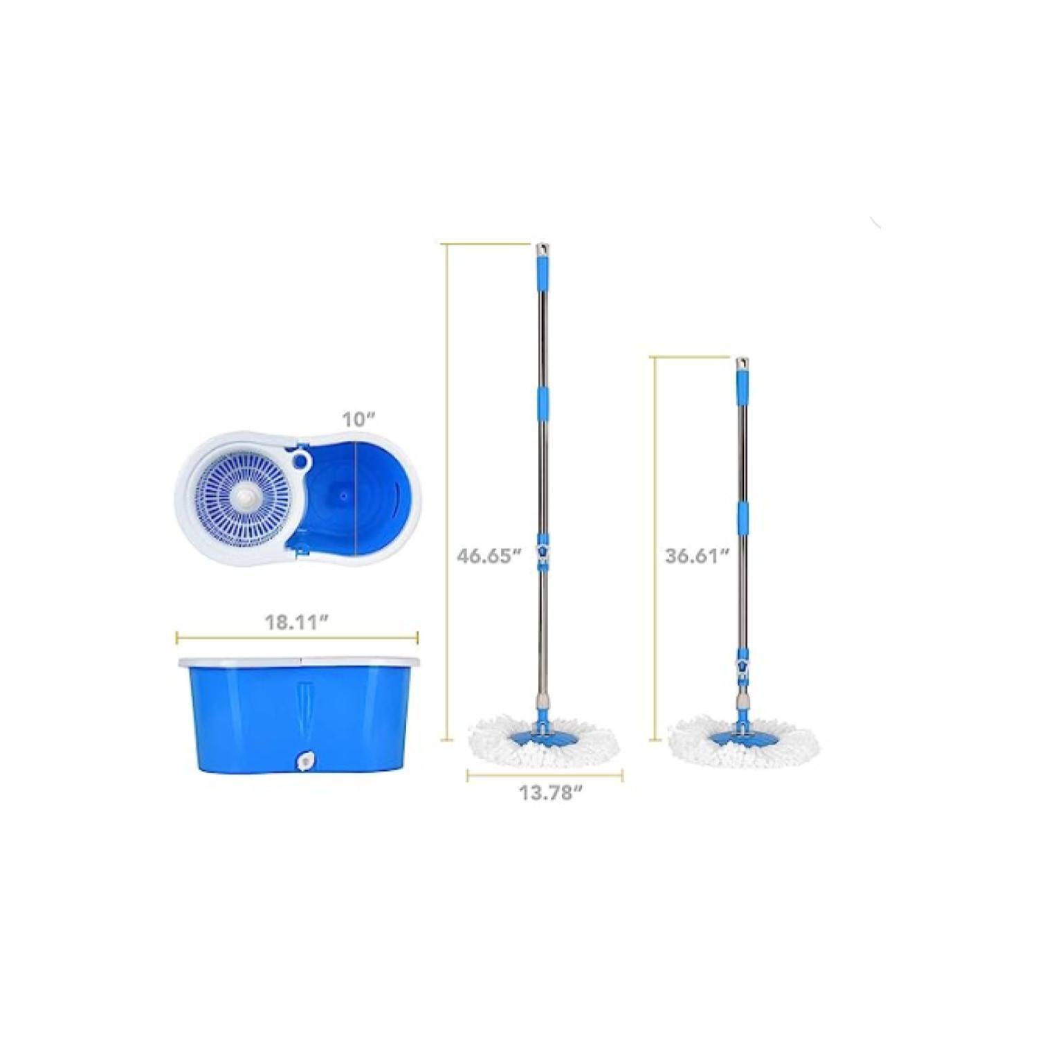 Mopa Trapeadora Giratoria 360° Con Cubeta-6