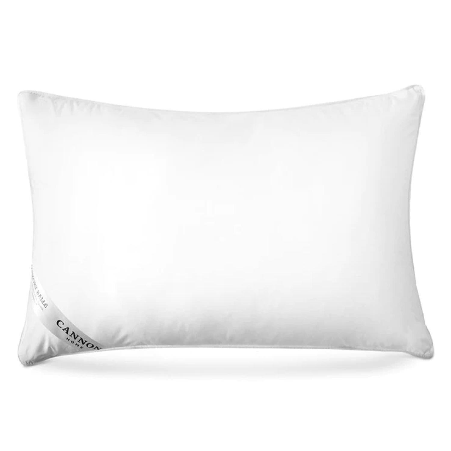 Almohada De Microfibra 50x90cm Blanco Memory Balls Cannon-0