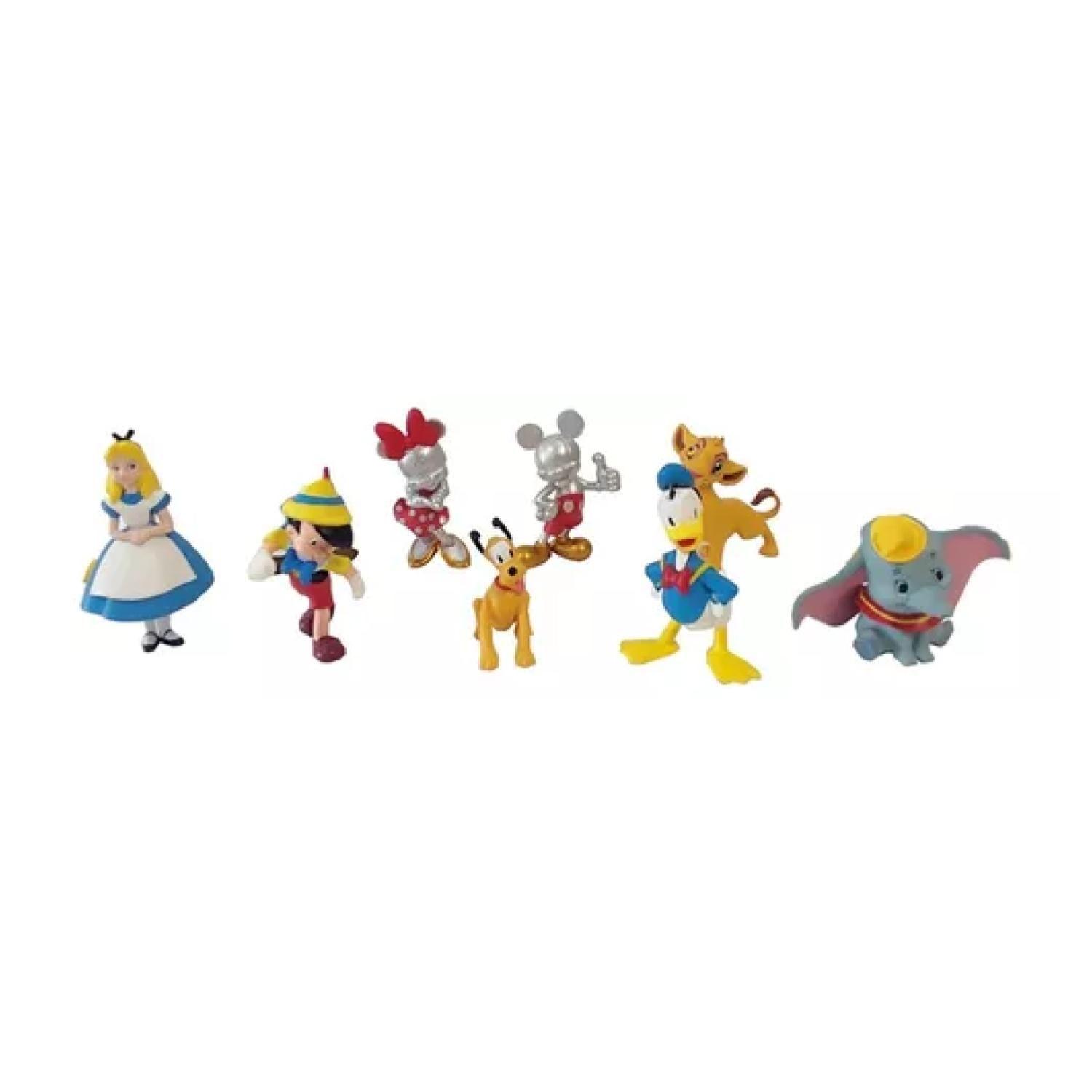 Juguete Set 8 Figuras Disney Clasicas 100 Años Infantil-0