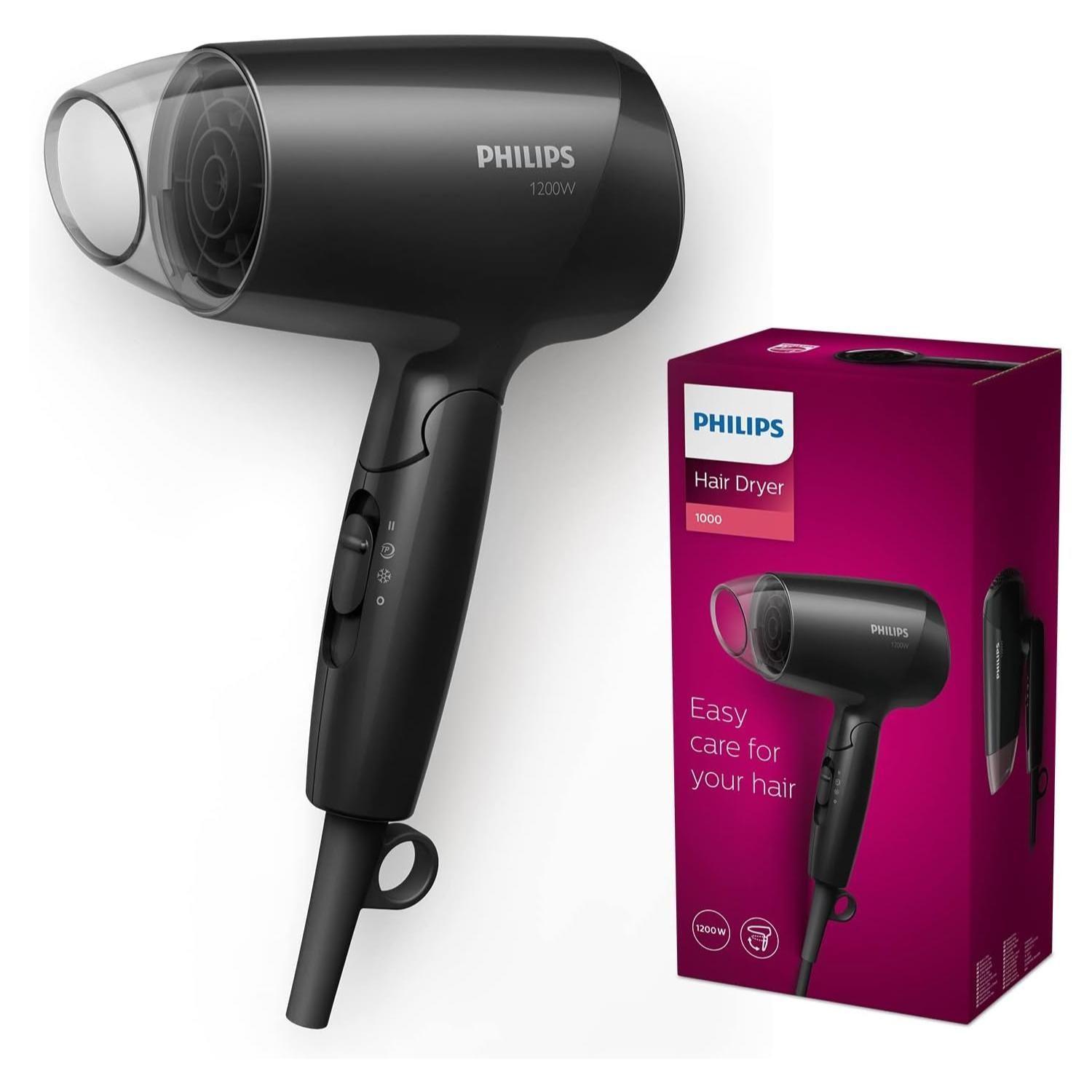 Secador De Pelo Cabello 1200W 3V Plegable Bhc010/10 Philips-3