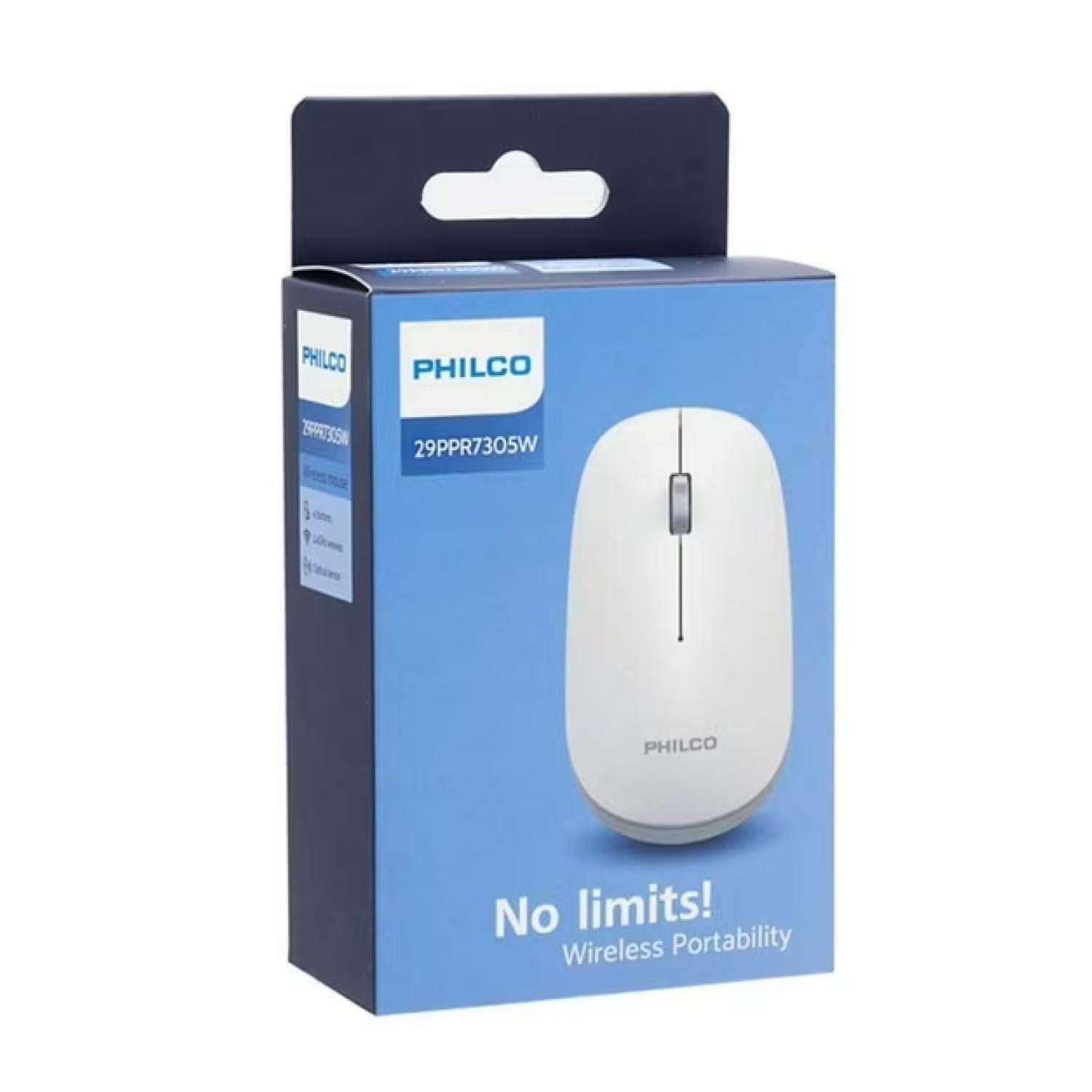 Mouse Inalambrico USB 3 Botones 1600 DPI Blanco-4